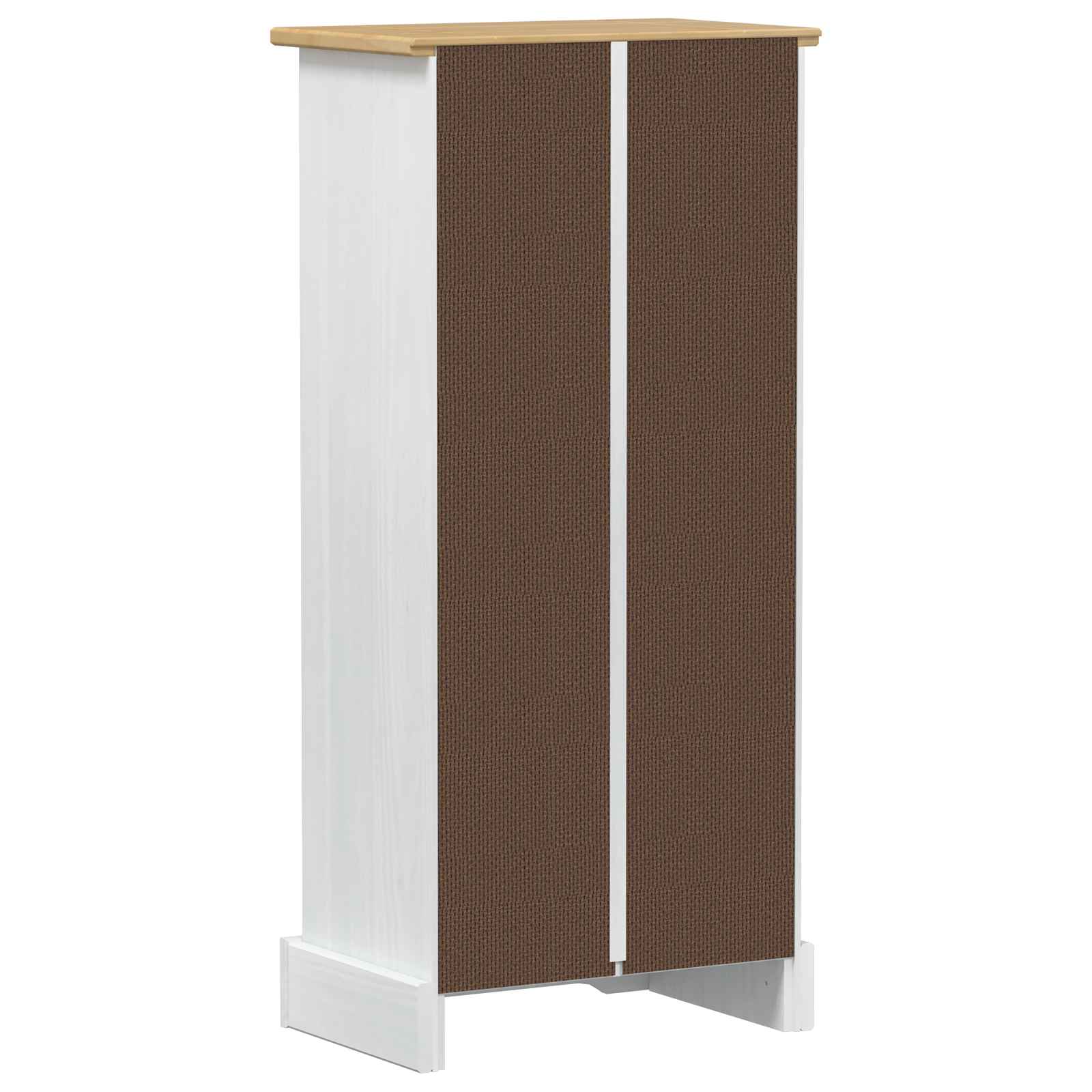 Bibliothèque Blanc 46 x 29 x 100 cm Pin massif - XIOS