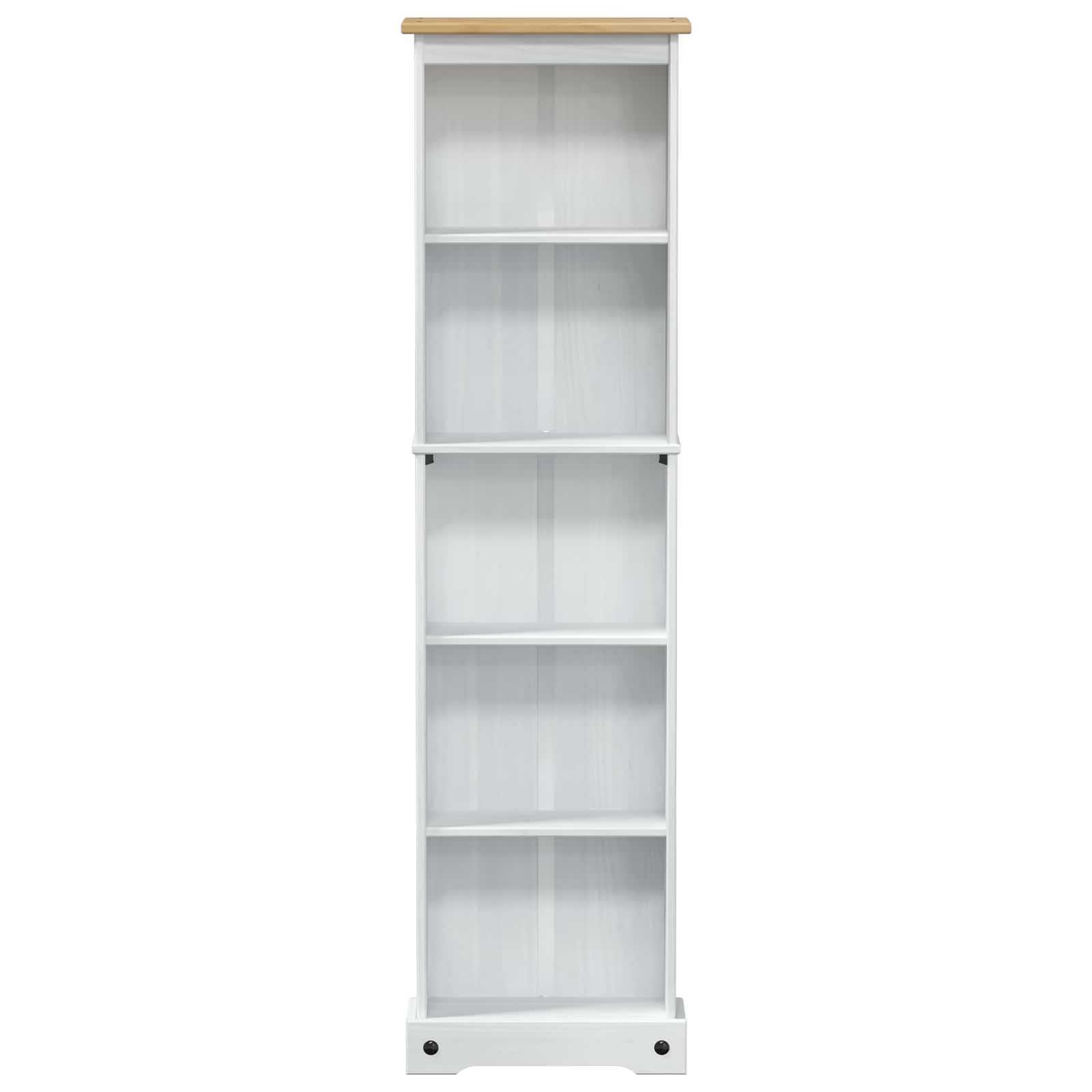 Bibliothèque Blanc 46 x 20 x 170 cm Pin massif - XIOS
