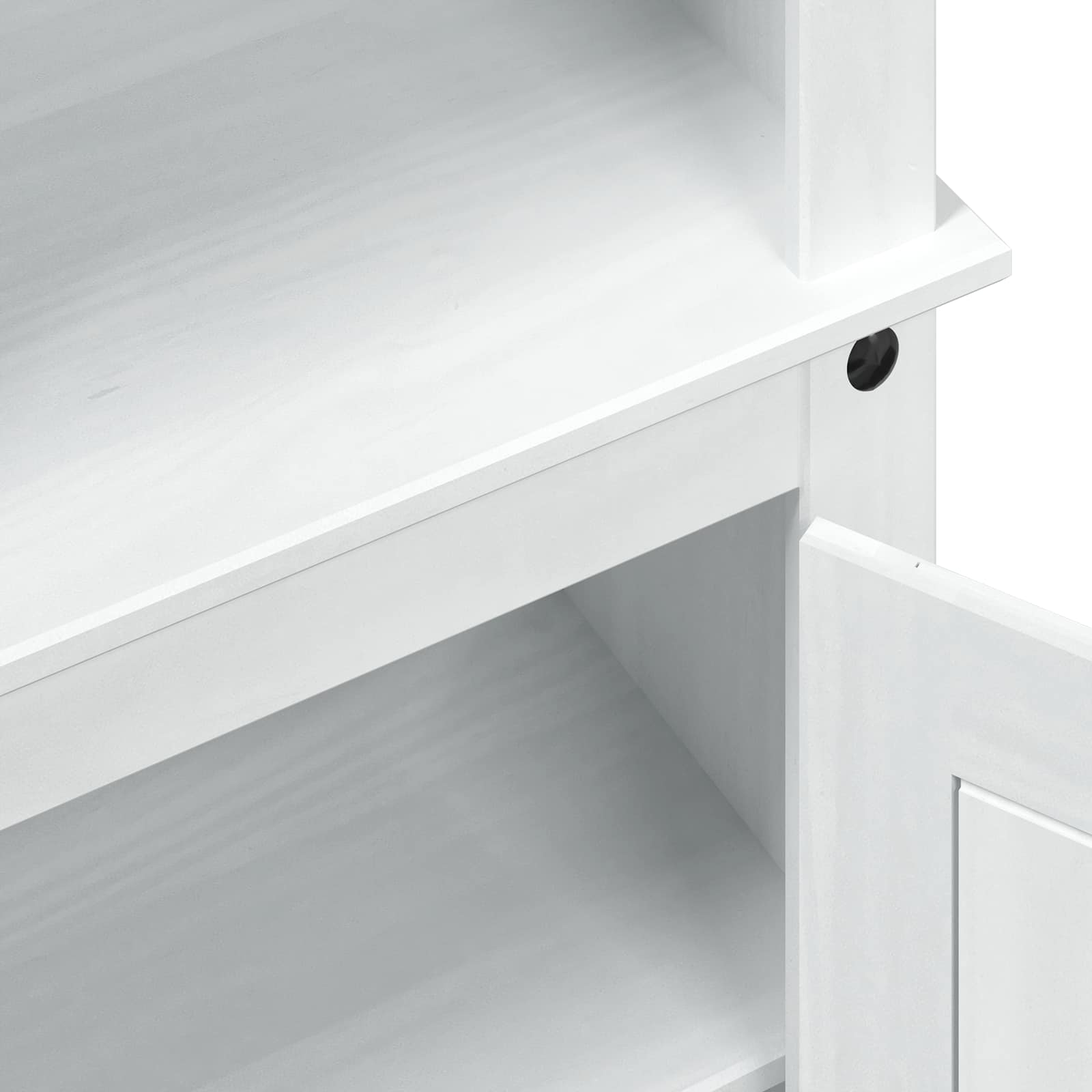 Haut Armoire Blanc 74 x 38 x 170 cm Pin massif - XIOS