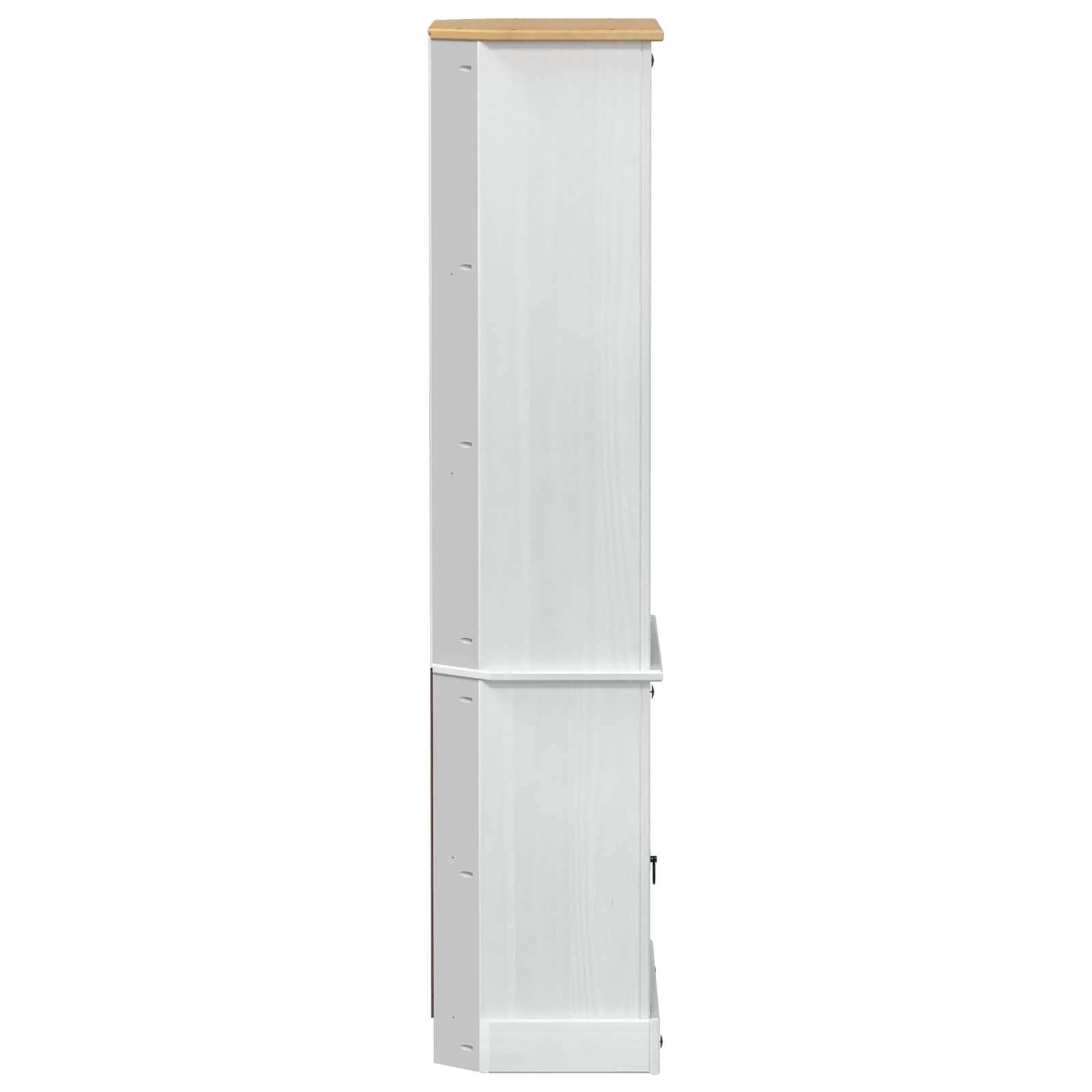 Haut Armoire Blanc 74 x 38 x 170 cm Pin massif - XIOS