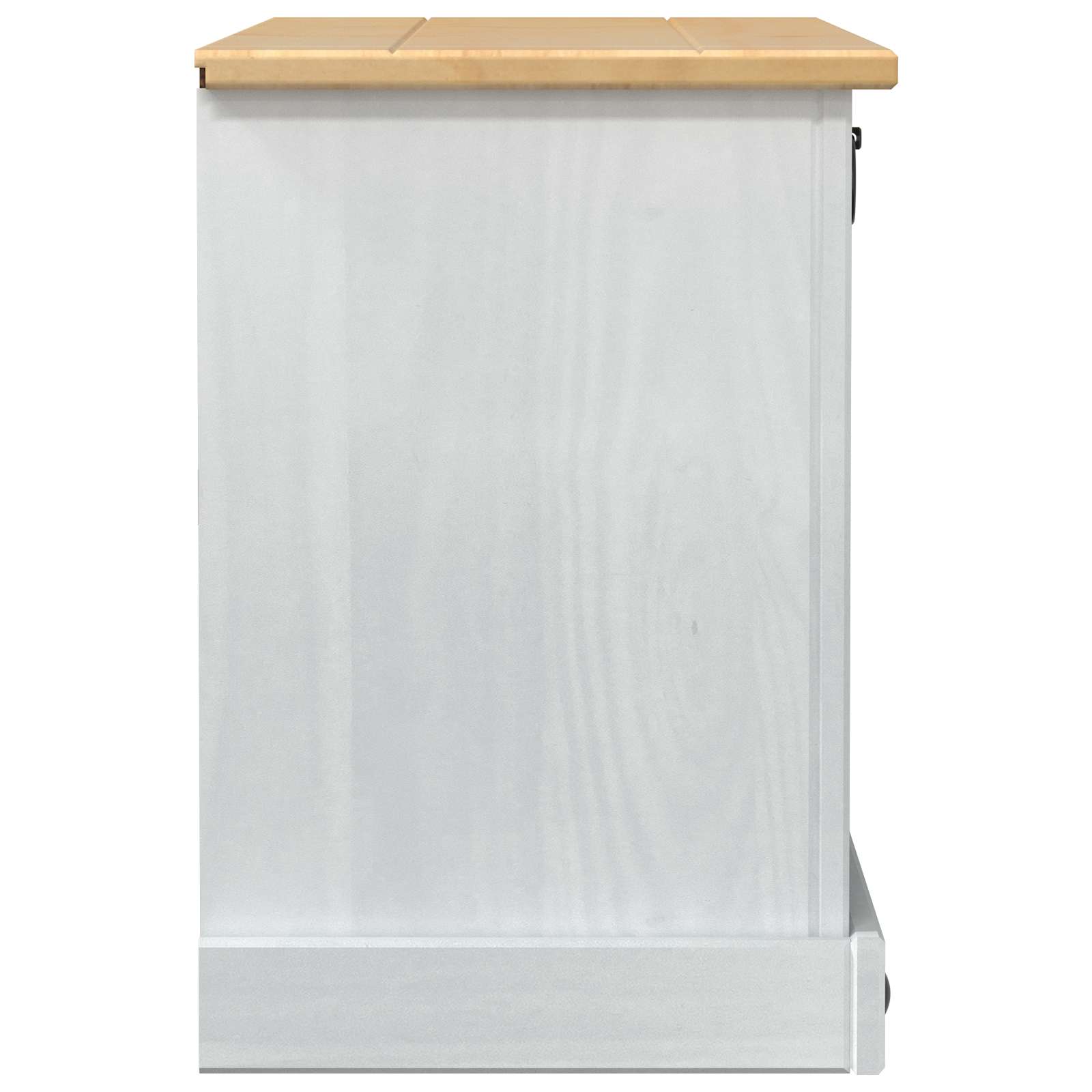 Cabinet à chaussures Corona Blanc 99 x 32 x 49 cm Pin massif - XIOS