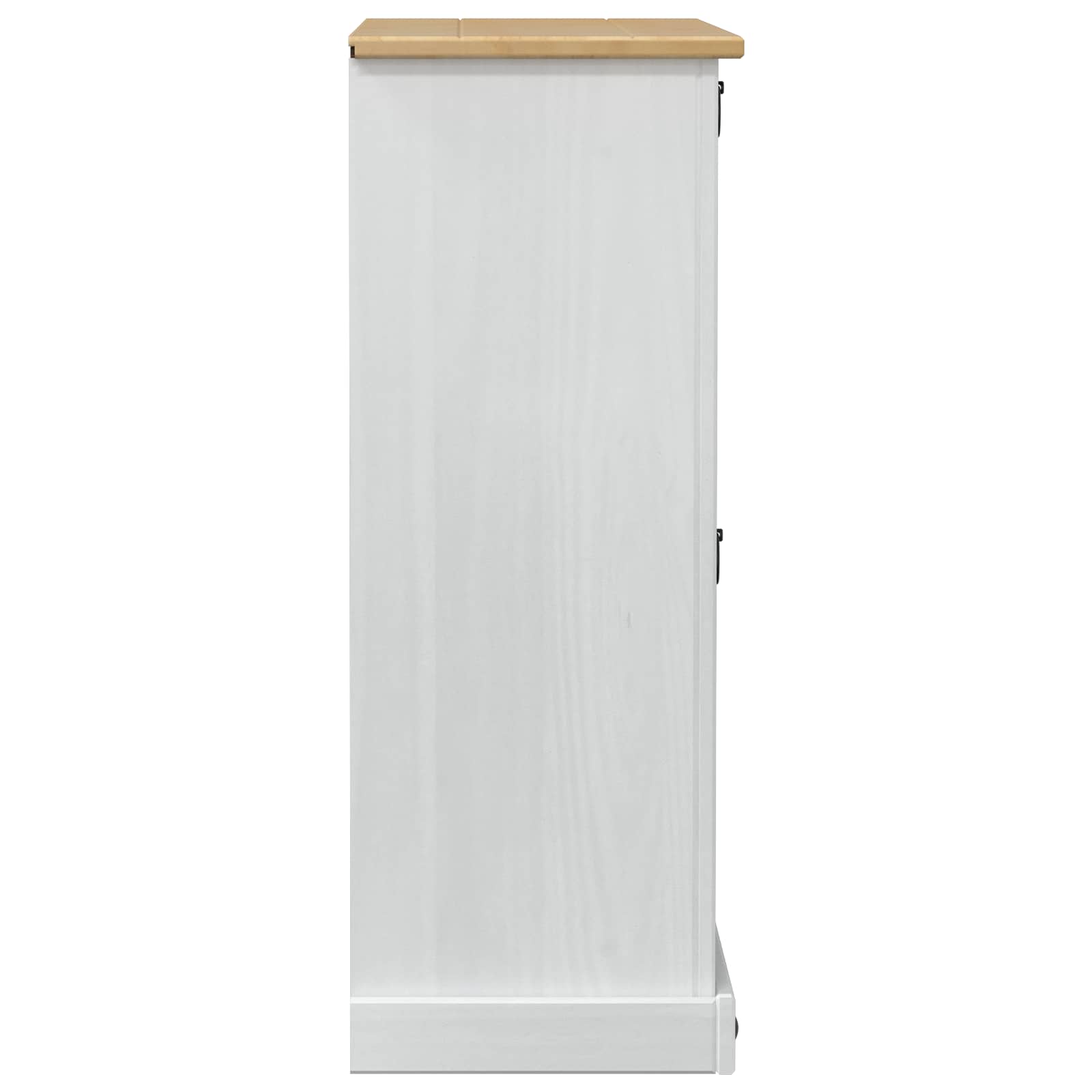 Cabinet à chaussures Corona Blanc 99 x 32 x 85 cm Pin massif - XIOS