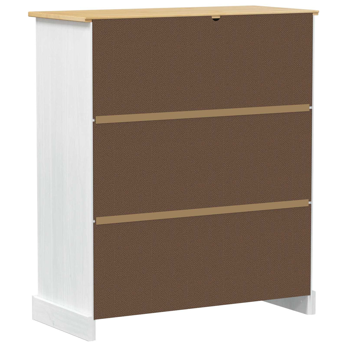 Cabinet à vin Blanc 97 x 45 x 114 cm Pin massif - XIOS