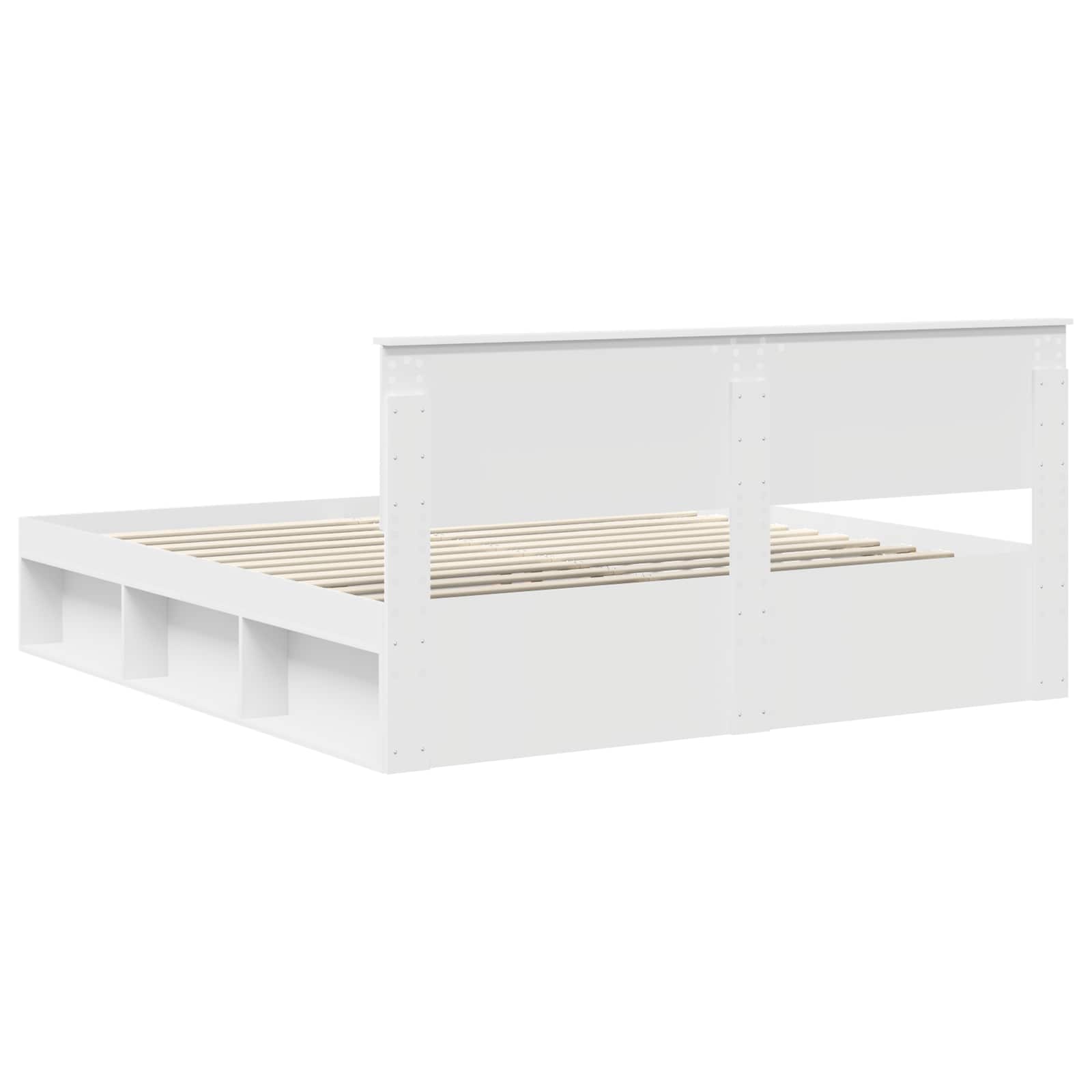 Cadre de lit Blanc 200 x 200 cm Bois d'ingénierie - XIOS