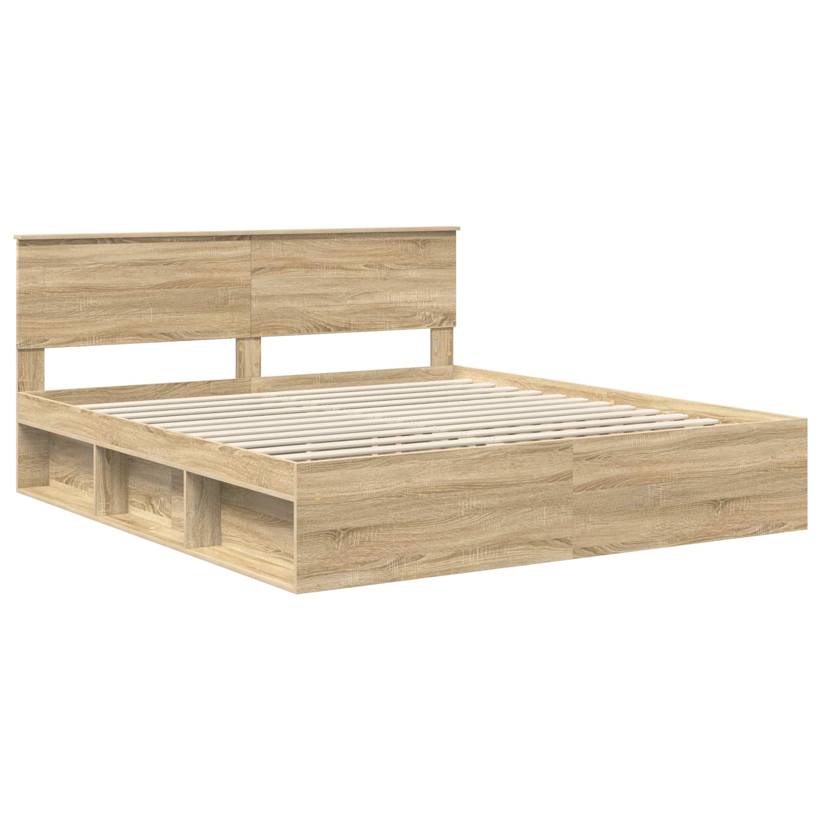 Cadre de lit Sonoma 200 x 200 cm Bois d'ingénierie - XIOS