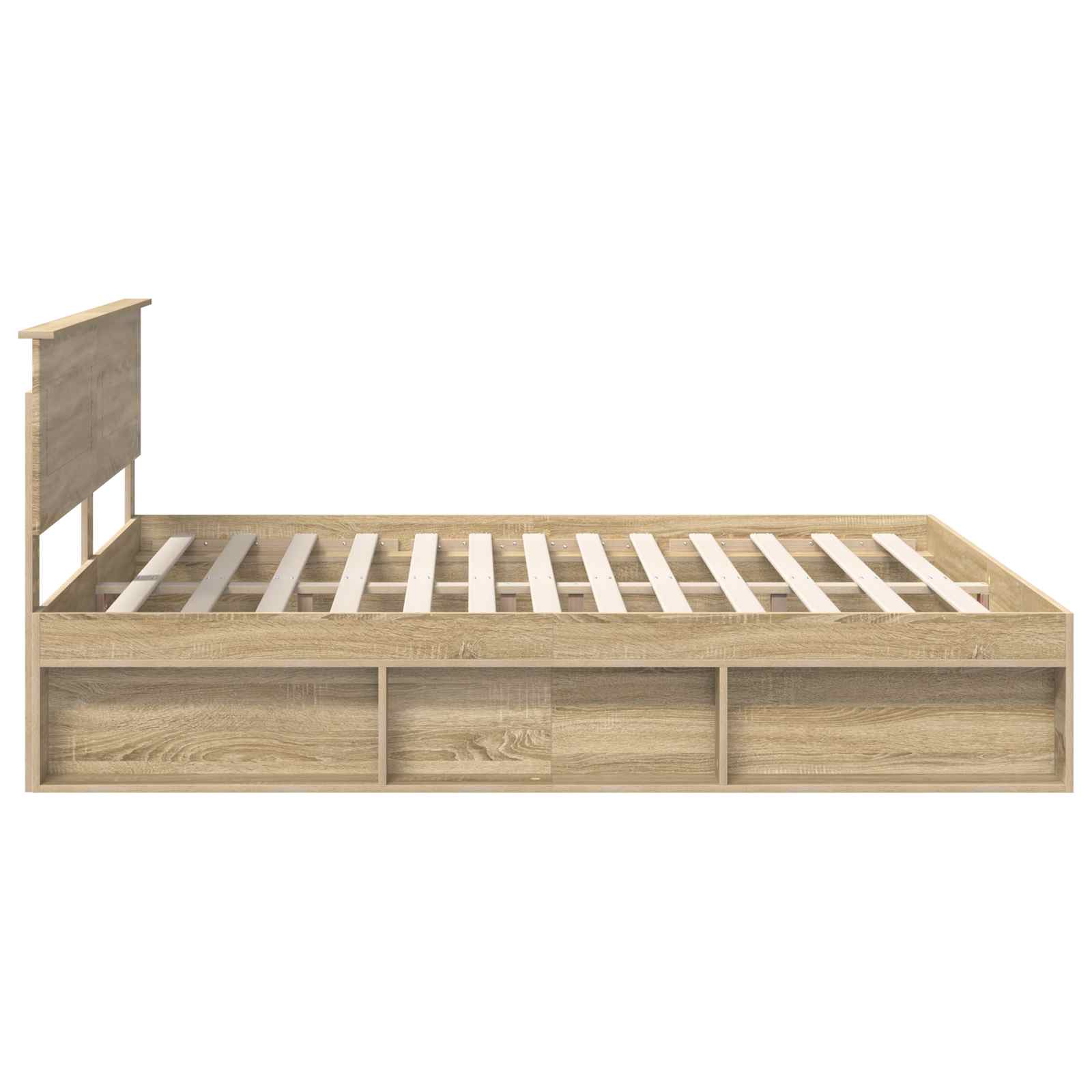 Cadre de lit Sonoma 200 x 200 cm Bois d'ingénierie - XIOS