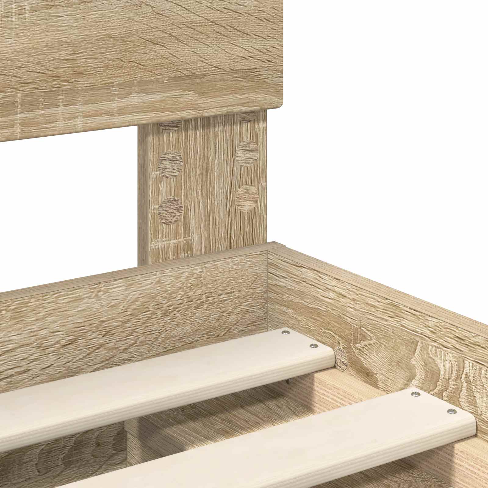 Cadre de lit Chêne Sonoma 135 x 190 cm Bois d'ingénierie - XIOS