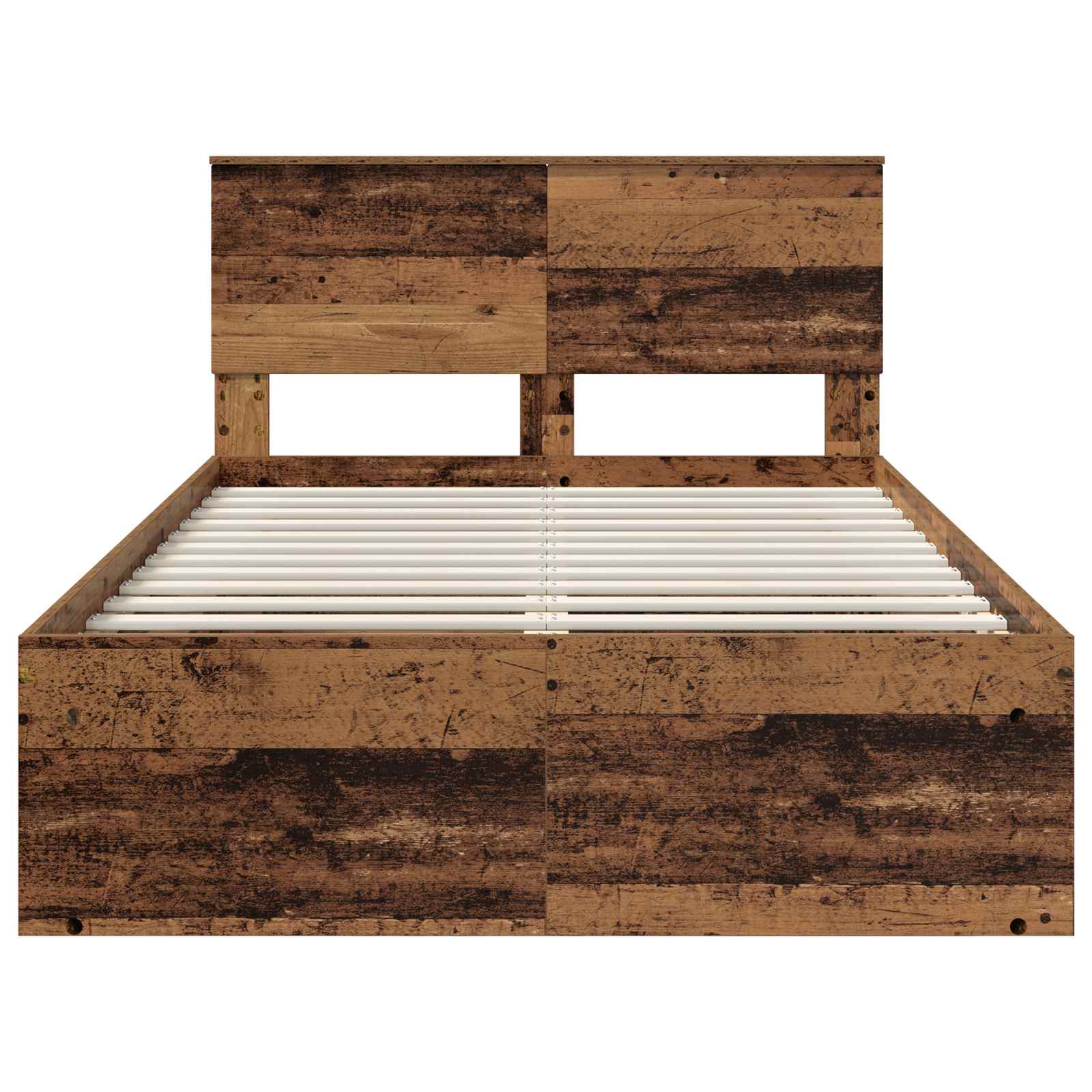 Cadre de lit Bois ancien 135 x 190 cm Bois d'ingénierie - XIOS