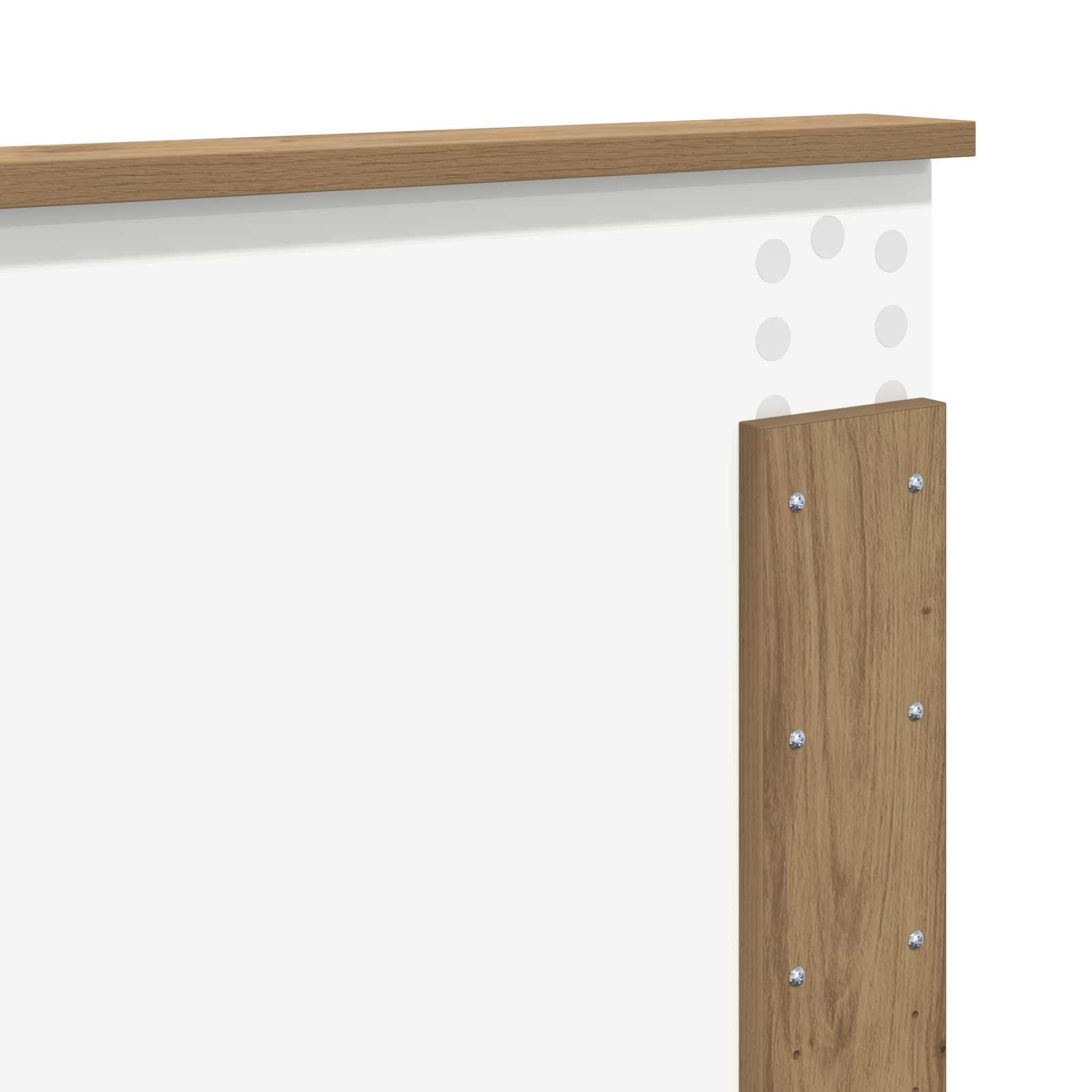 Cadre de lit Chêne artisan 135 x 190 cm Bois d'ingénierie - XIOS