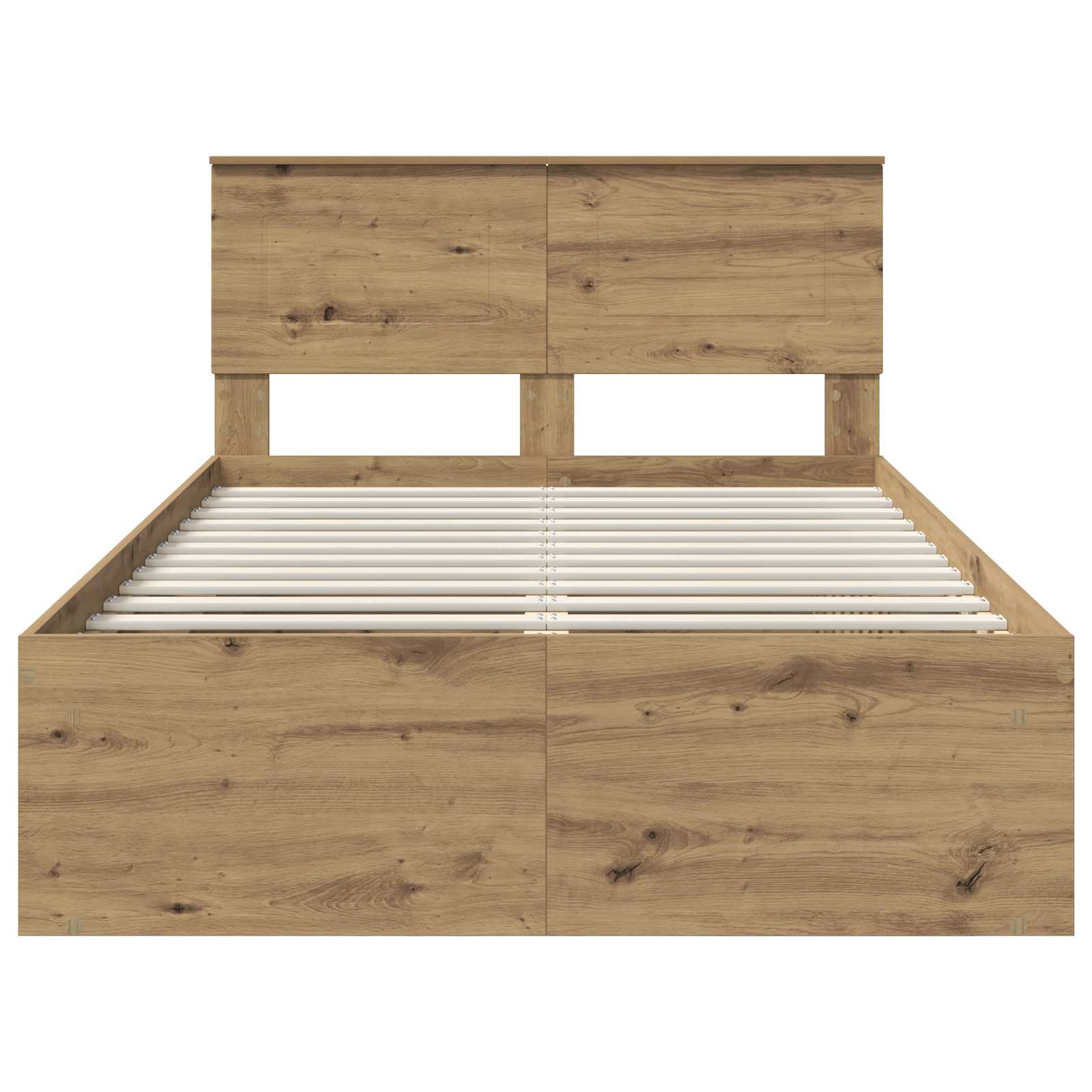 Cadre de lit Chêne artisan 120 x 190 cm Bois d'ingénierie - XIOS