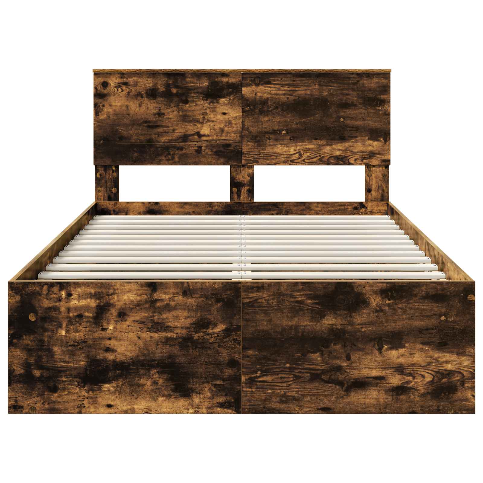 Cadre de lit Chêne fumé 120 x 200 cm Bois d'ingénierie - XIOS