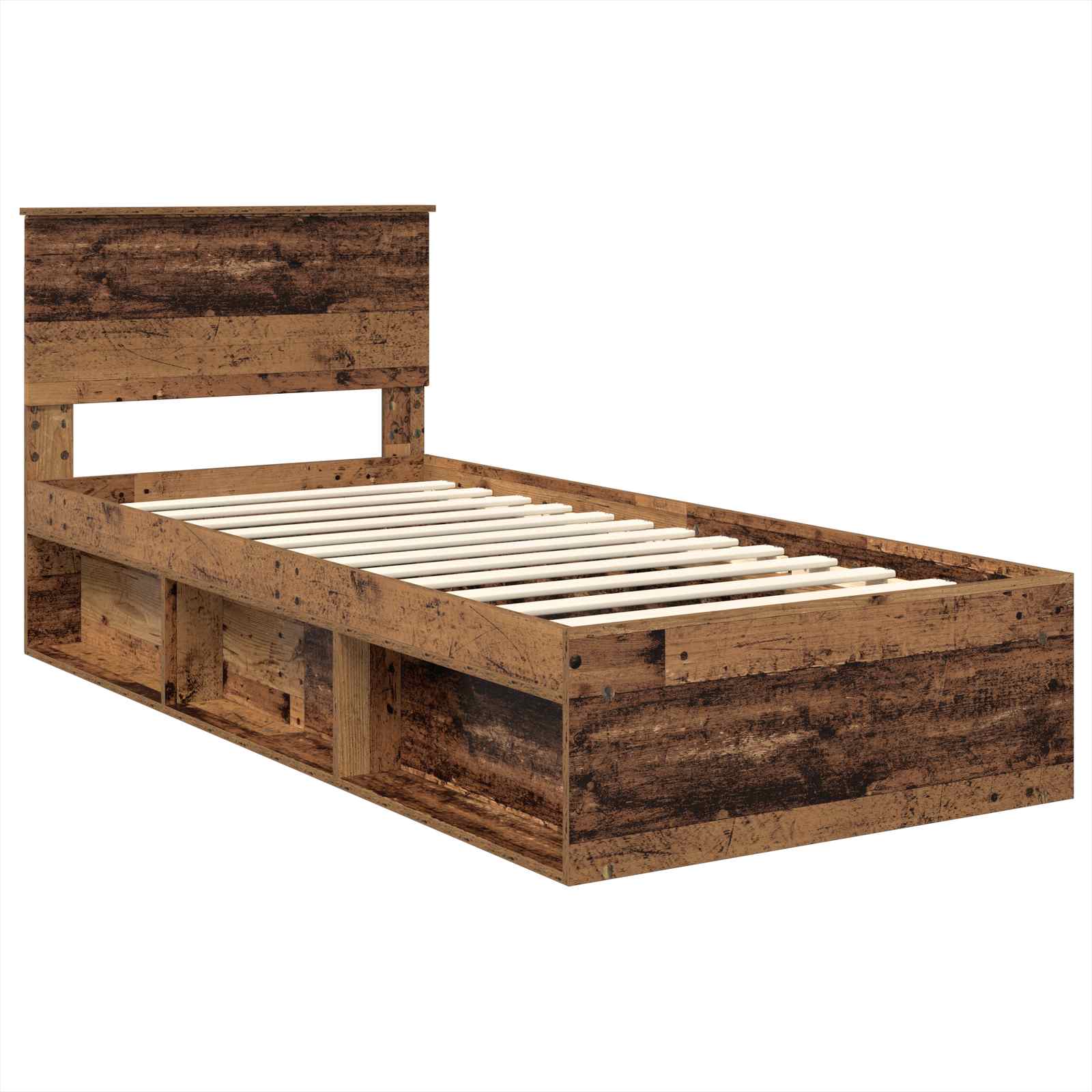Cadre de lit Bois ancien 100 x 200 cm Bois d'ingénierie - XIOS