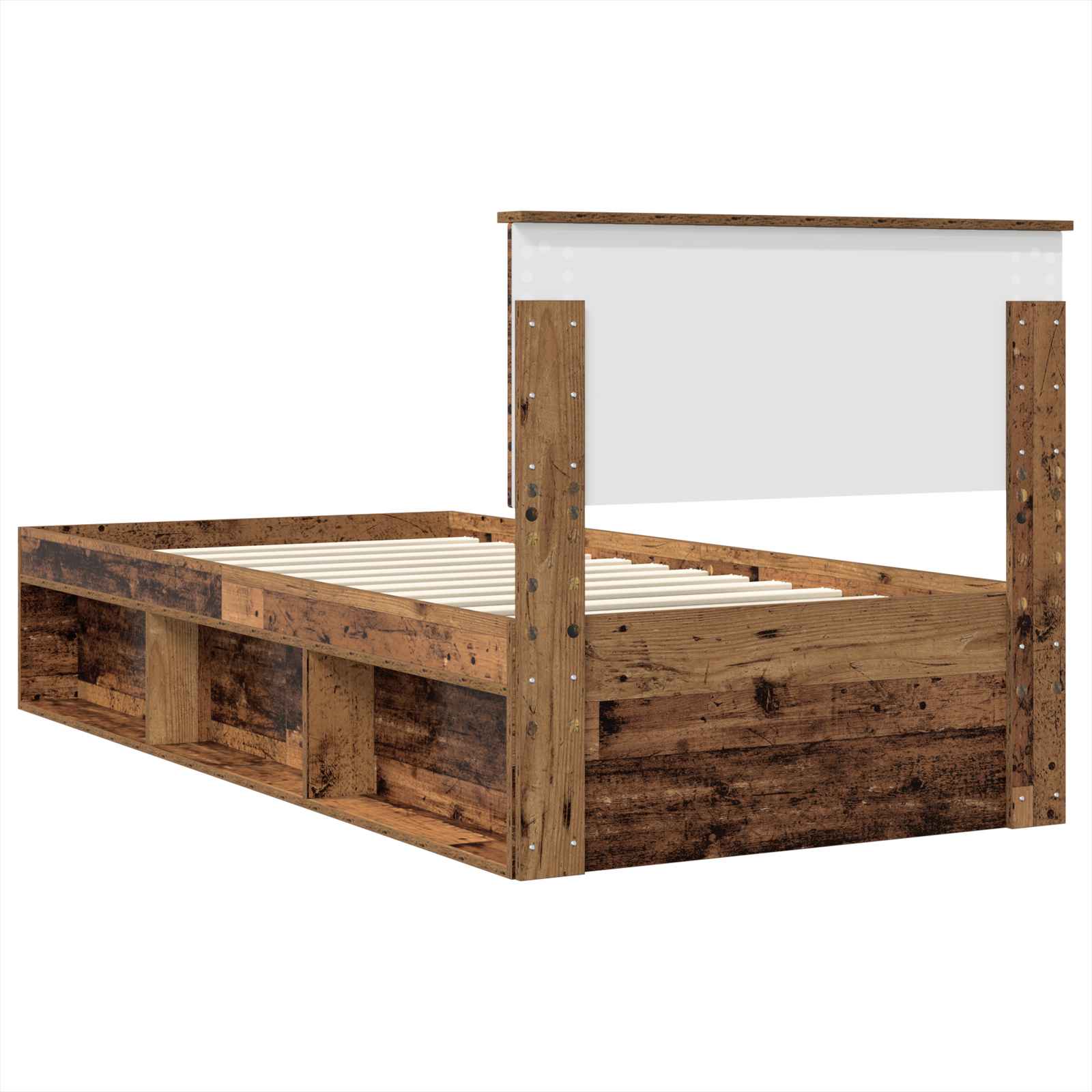 Cadre de lit Bois ancien 100 x 200 cm Bois d'ingénierie - XIOS