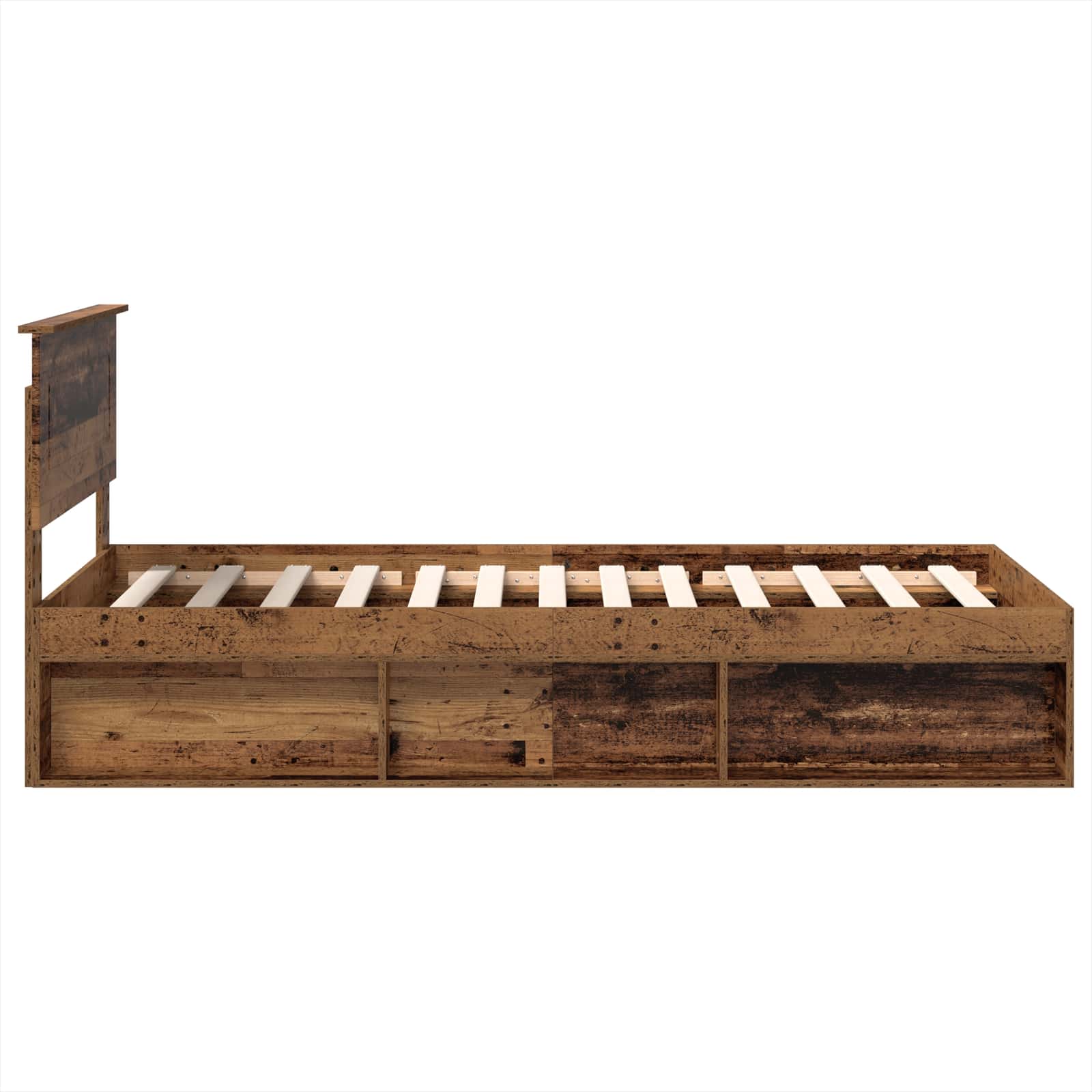 Cadre de lit Bois ancien 100 x 200 cm Bois d'ingénierie - XIOS