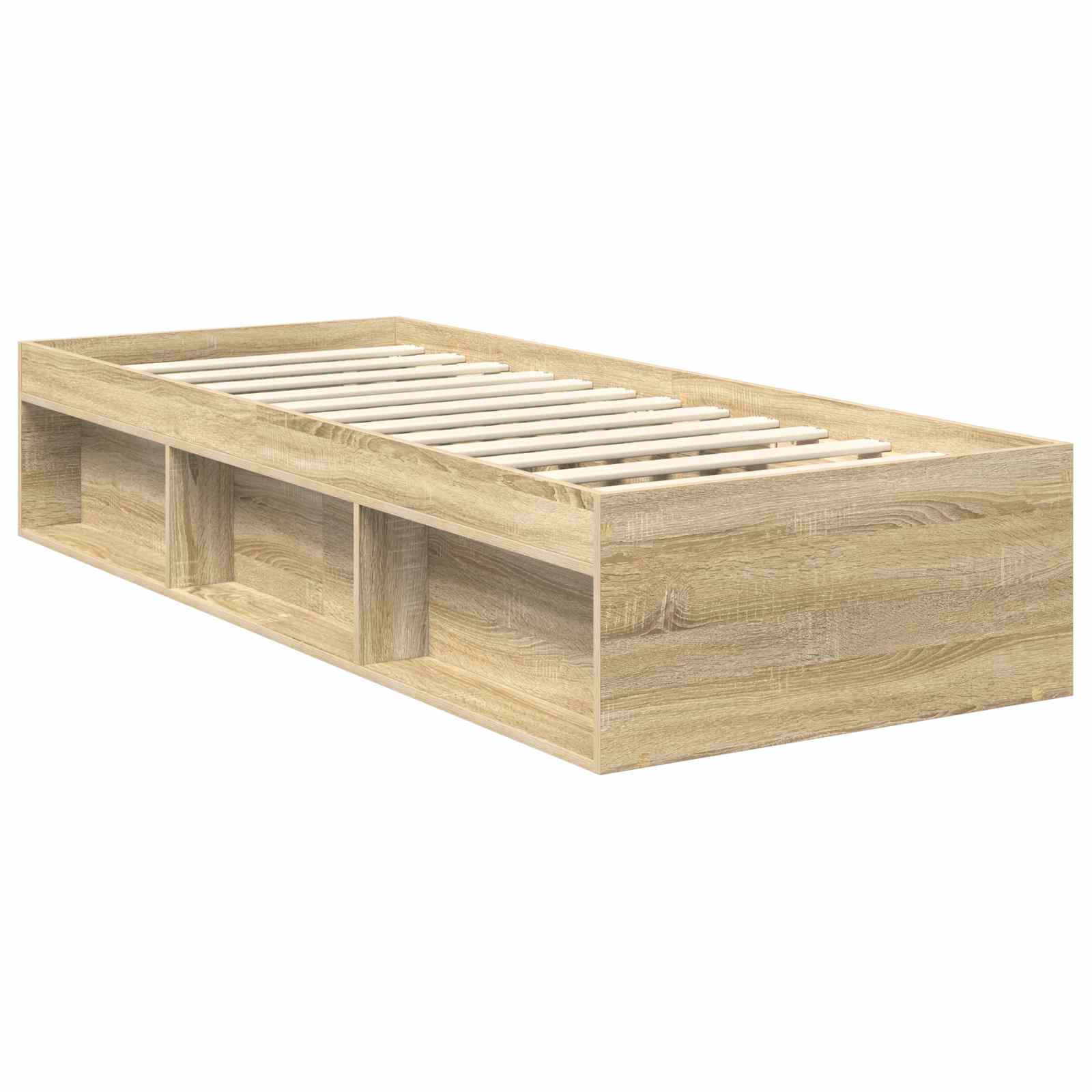 Cadre de lit Chêne Sonoma 75 x 190 cm Bois d'ingénierie - XIOS