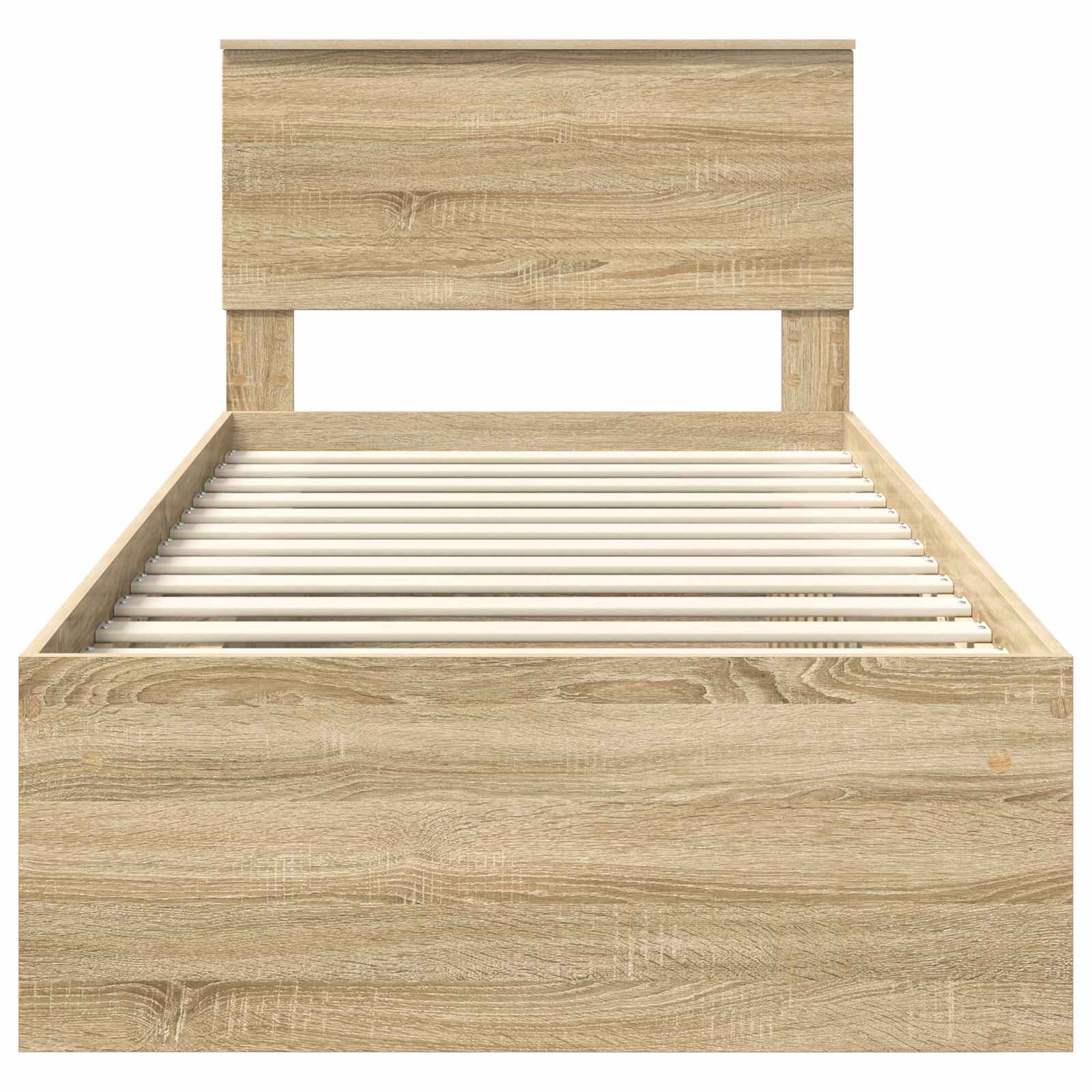 Cadre de lit Chêne Sonoma 75 x 190 cm Bois d'ingénierie - XIOS