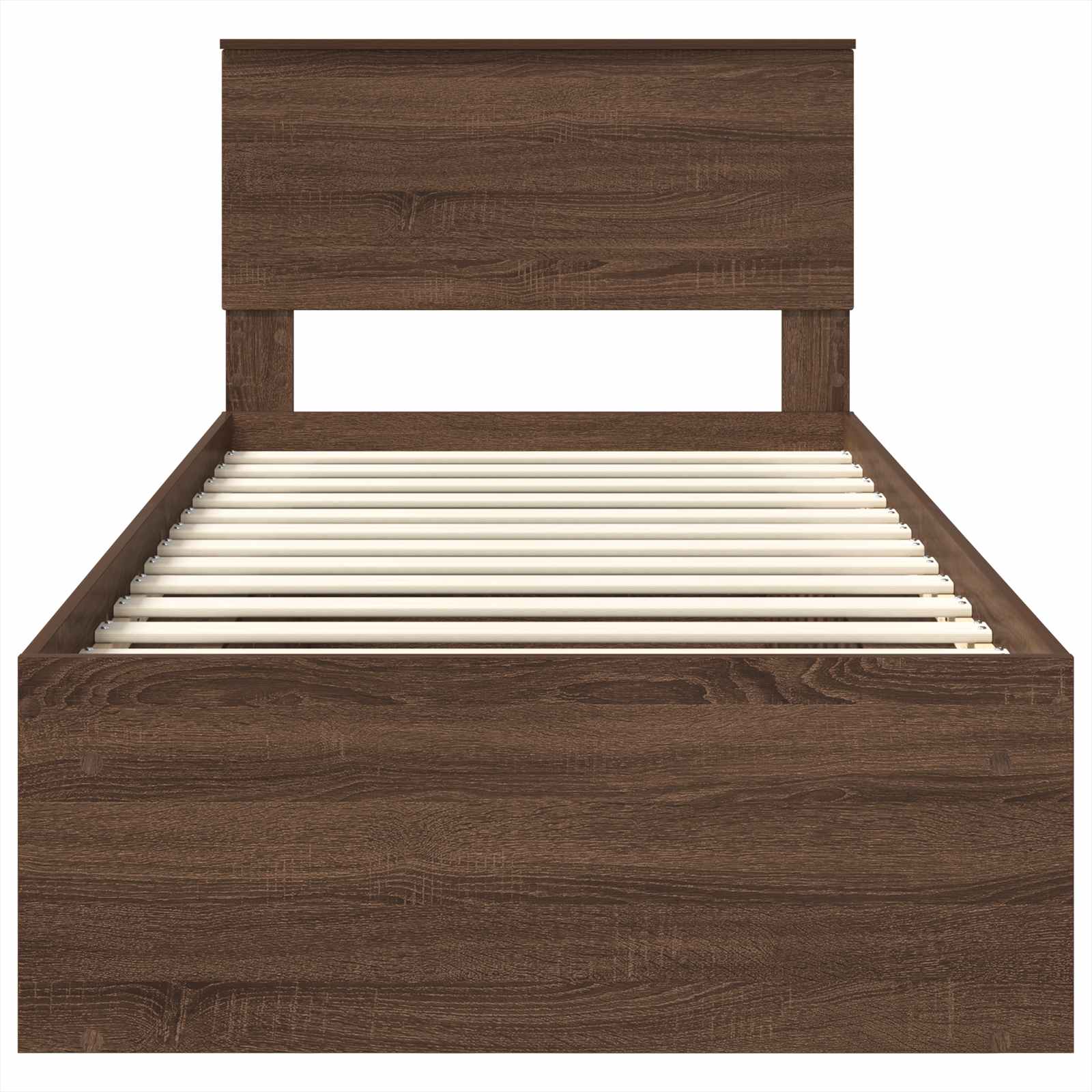 Cadre de lit Chêne brun 75 x 190 cm Bois d'ingénierie - XIOS