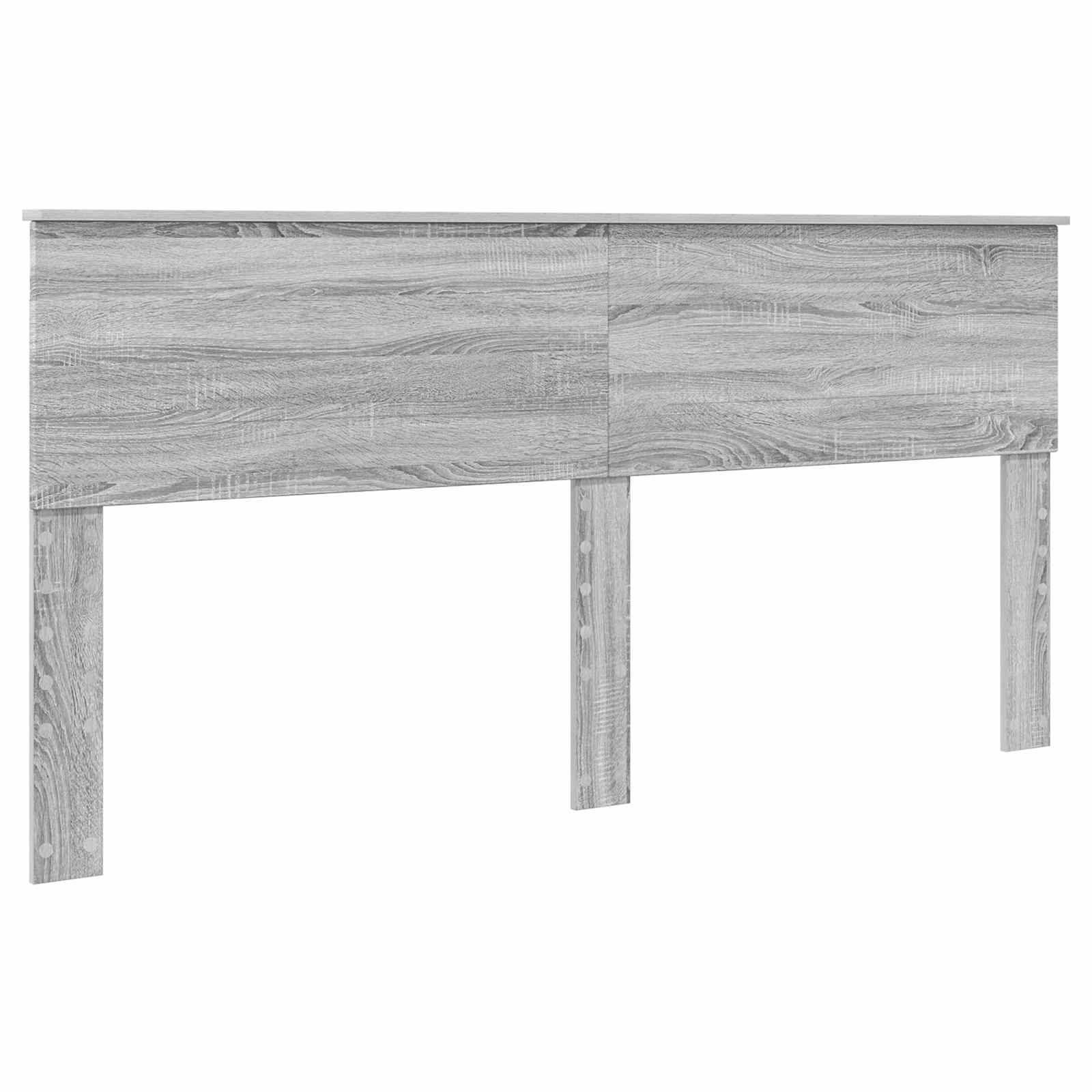 Cadre de lit Gris Sonoma 200 x 200 cm Bois Ingénierie - XIOS