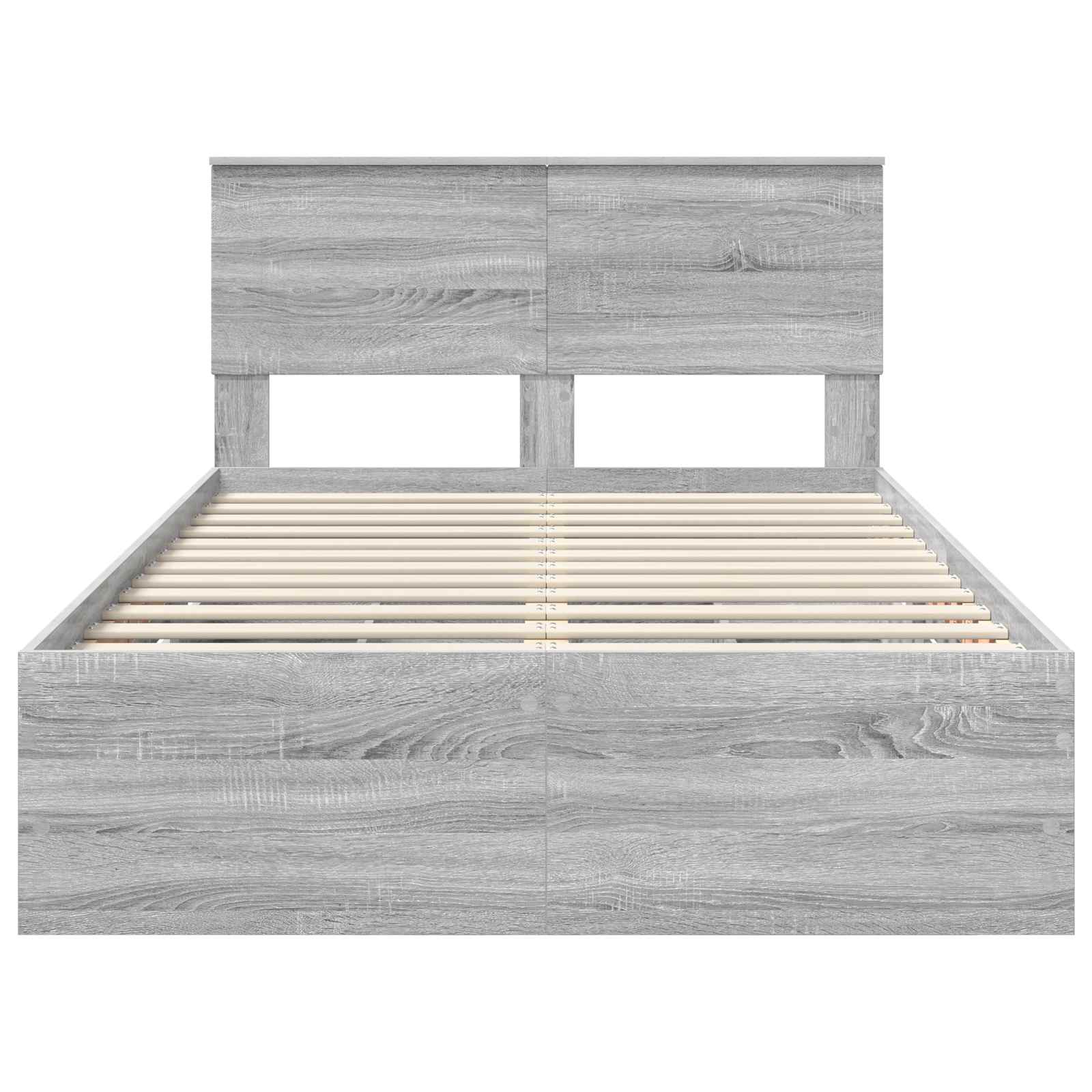 Cadre de lit Gris Sonoma 120 x 190 cm Bois Ingénierie - XIOS