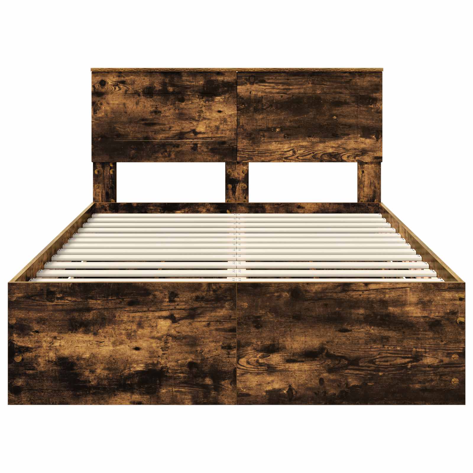 Cadre de lit Chêne fumé 120 x 200 cm Bois Ingénierie - XIOS