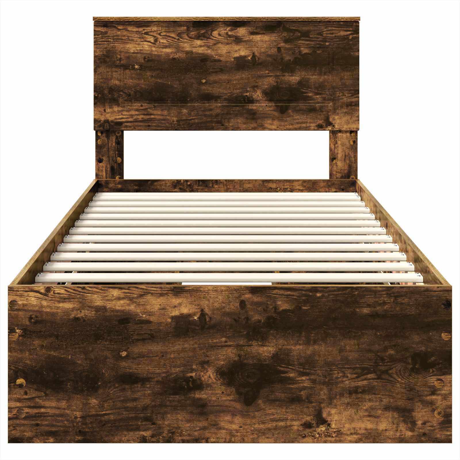 Cadre de lit Chêne fumé 100 x 200 cm Bois Ingénierie - XIOS