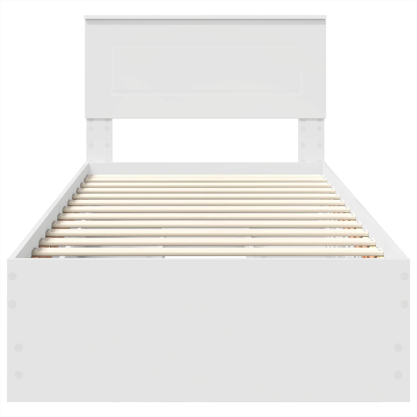 Cadre de lit avec tiroir Blanc 75 x 190 cm Bois Ingénierie - XIOS