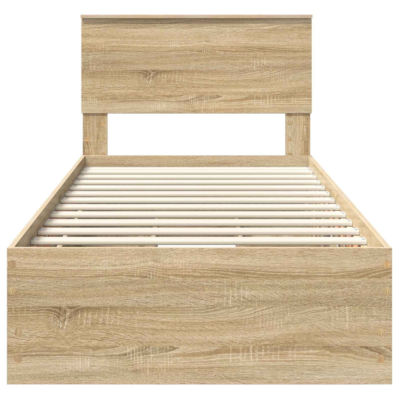 Cadre de lit Chêne Sonoma 75 x 190 cm Bois Ingénierie - XIOS