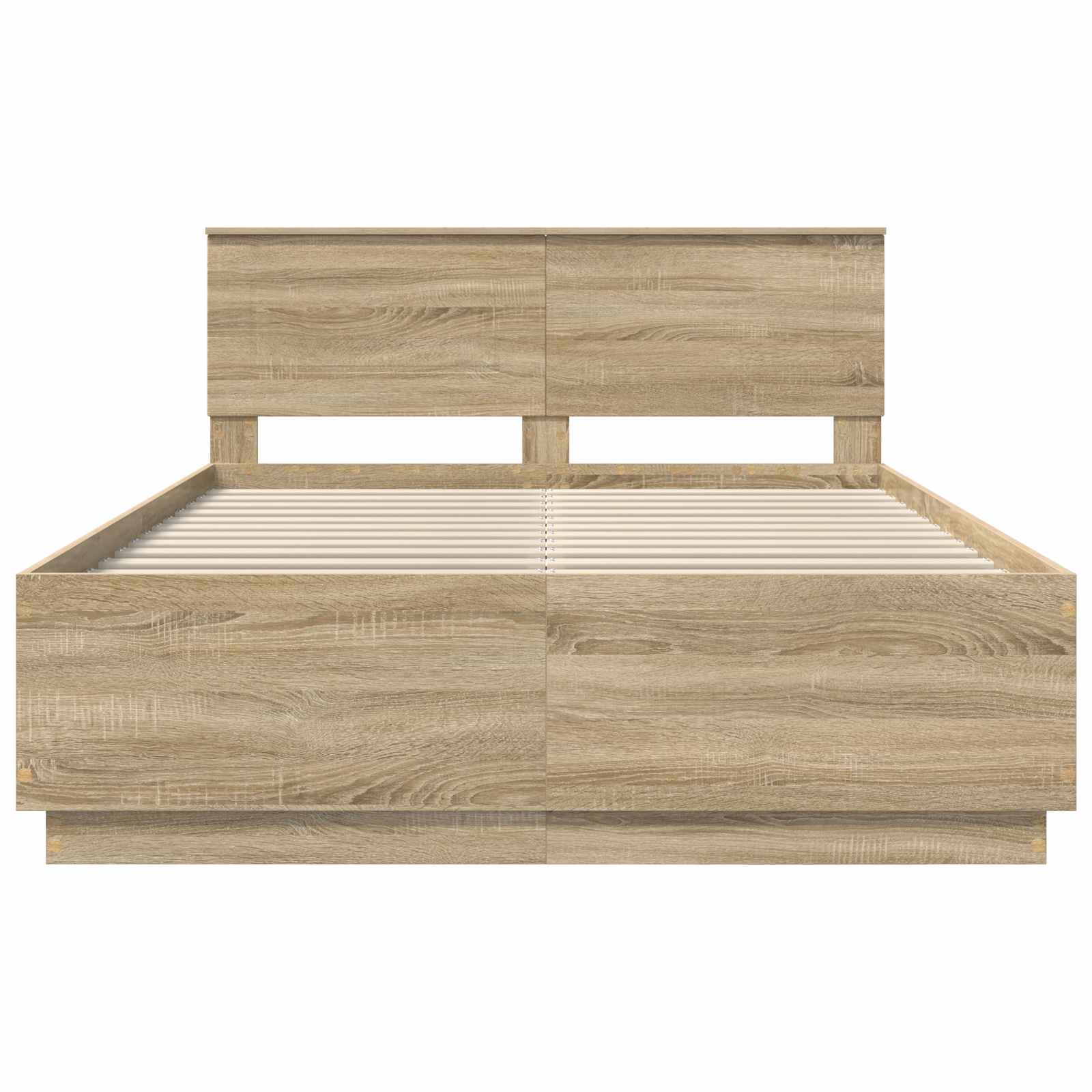 Cadre de lit Chêne Sonoma 150 x 200 cm Bois d'ingénierie - XIOS