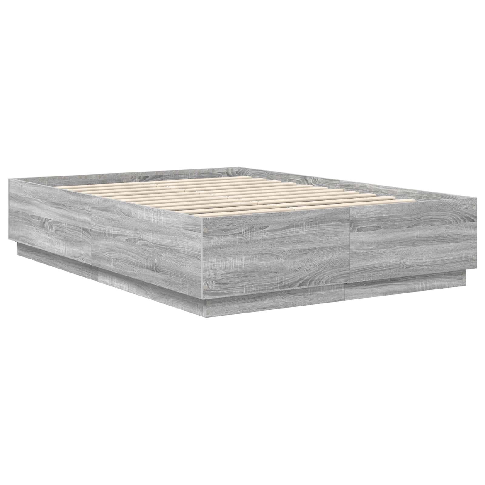 Cadre de lit Gris Sonoma 150 x 200 cm Bois d'ingénierie - XIOS