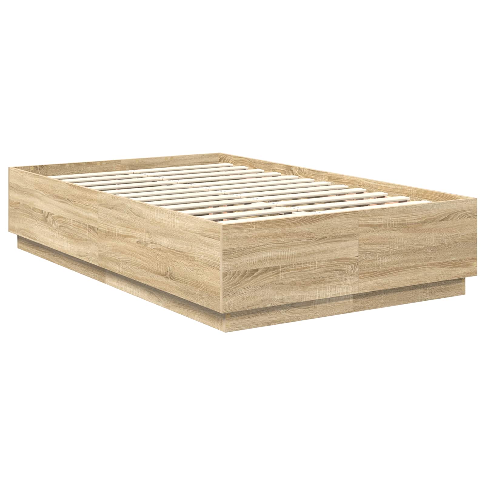 Cadre de lit Chêne Sonoma 135 x 190 cm Bois d'ingénierie - XIOS