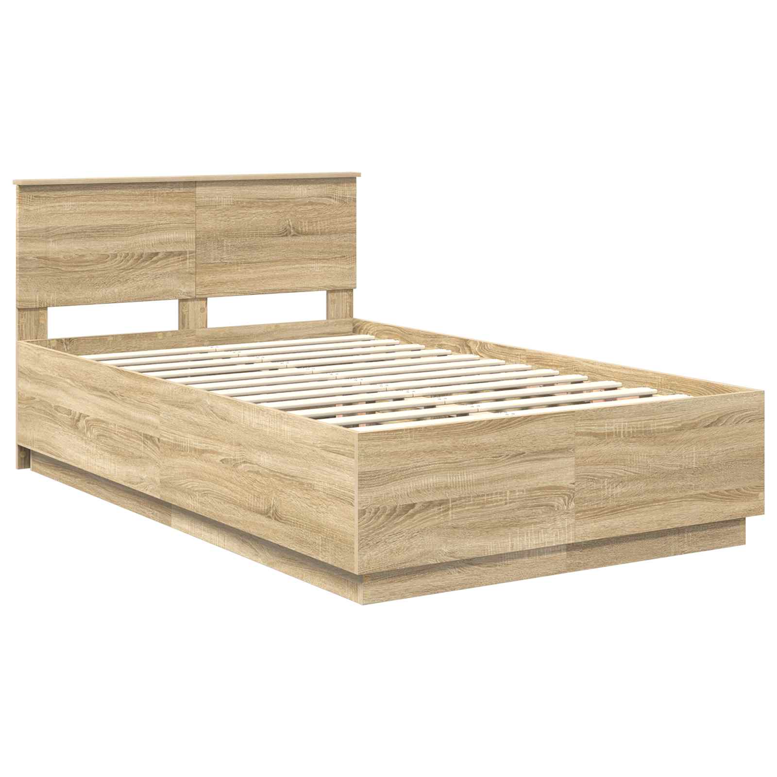 Cadre de lit Chêne Sonoma 120 x 190 cm Bois d'ingénierie - XIOS