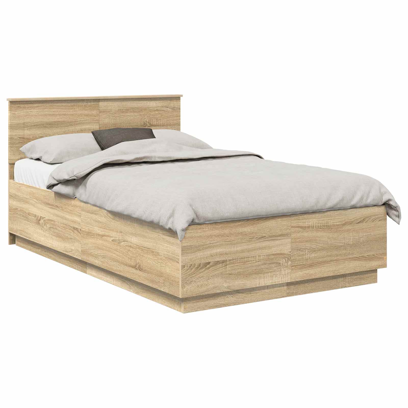 Cadre de lit Chêne Sonoma 120 x 190 cm Bois d'ingénierie - XIOS
