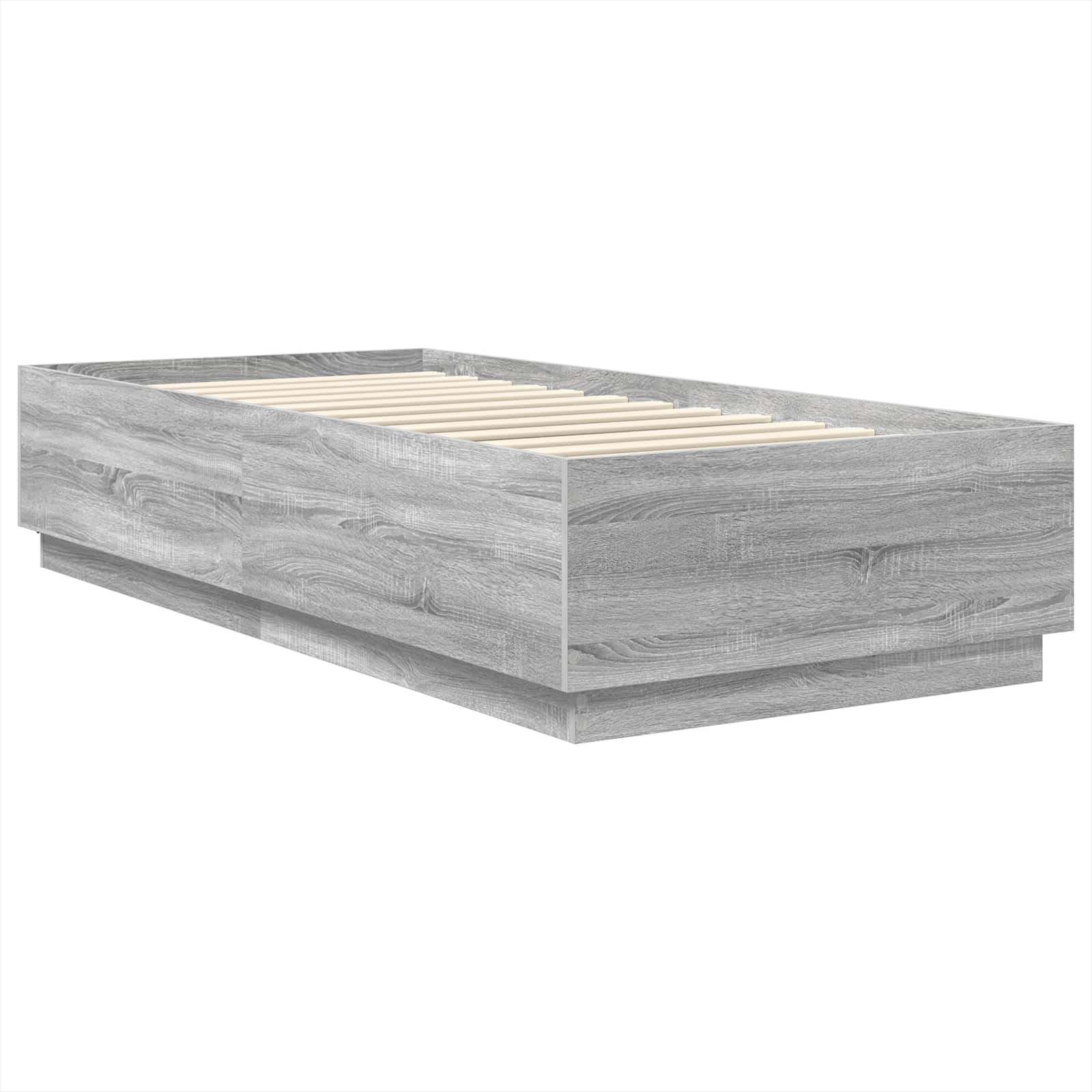 Cadre de lit Gris Sonoma 100 x 200 cm Bois d'ingénierie - XIOS