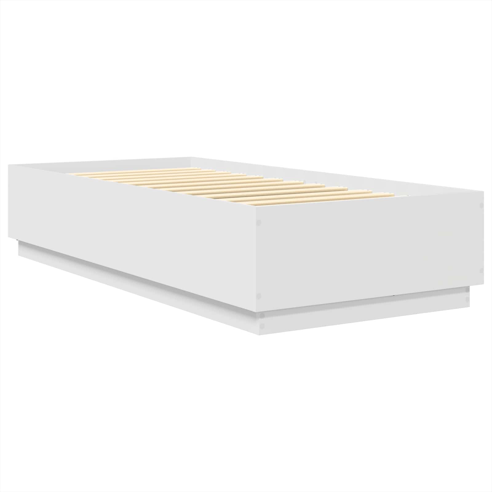 Cadre de lit Blanc 70 x 190 cm Bois d'ingénierie - XIOS