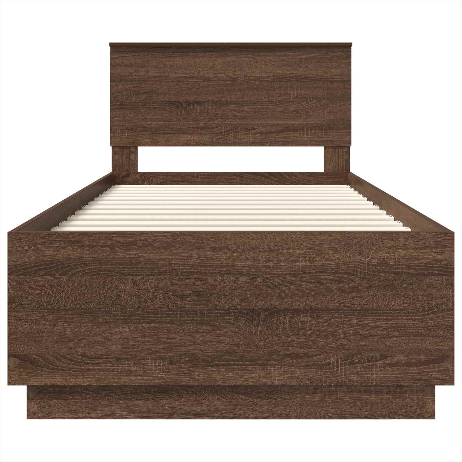 Cadre de lit Chêne brun 70 x 190 cm Bois d'ingénierie - XIOS