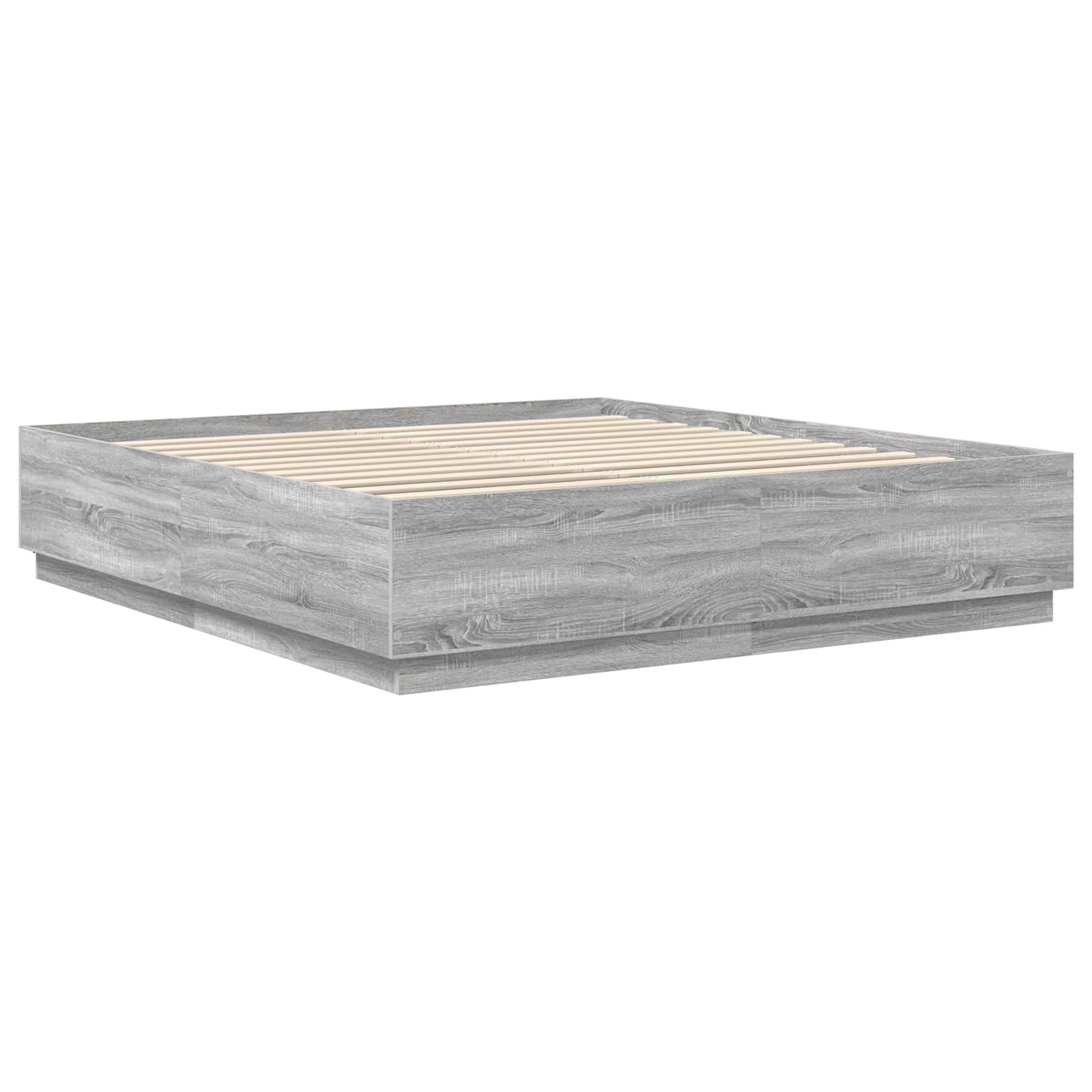 Cadre de lit Sonoma gris 180 x 200 cm Bois d'ingénierie - XIOS