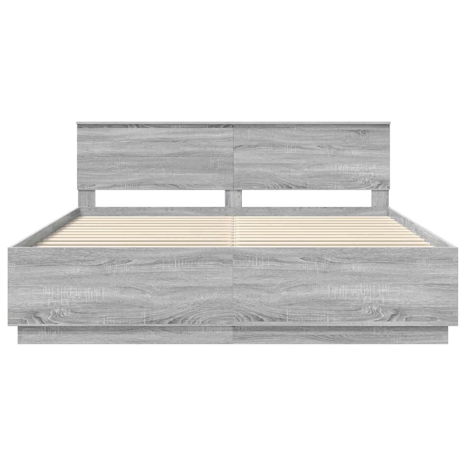 Cadre de lit Sonoma gris 180 x 200 cm Bois d'ingénierie - XIOS