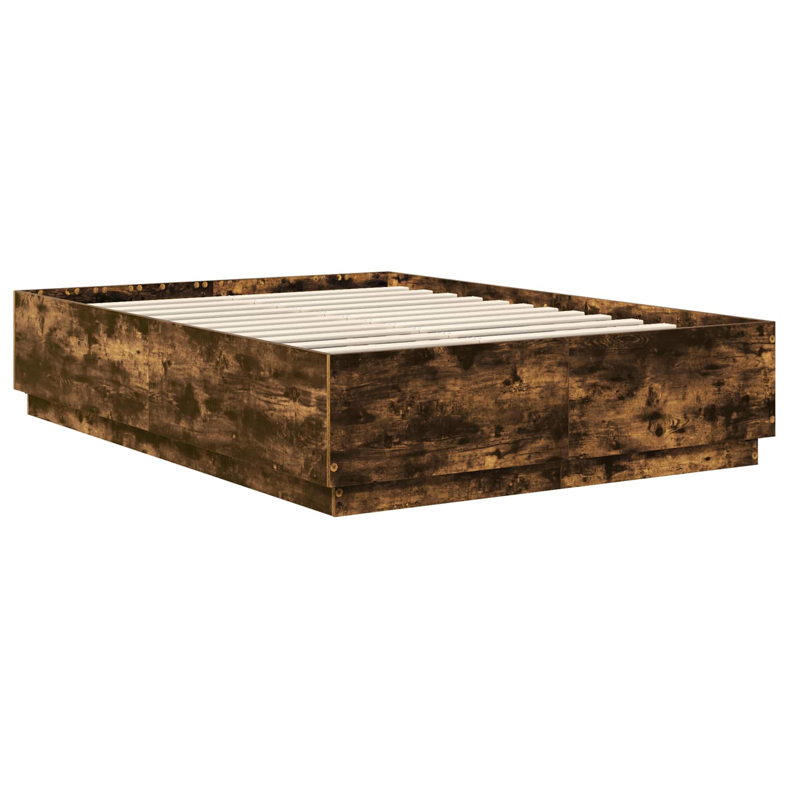Cadre de lit Chêne fumé 150 x 200 cm Bois d'ingénierie - XIOS