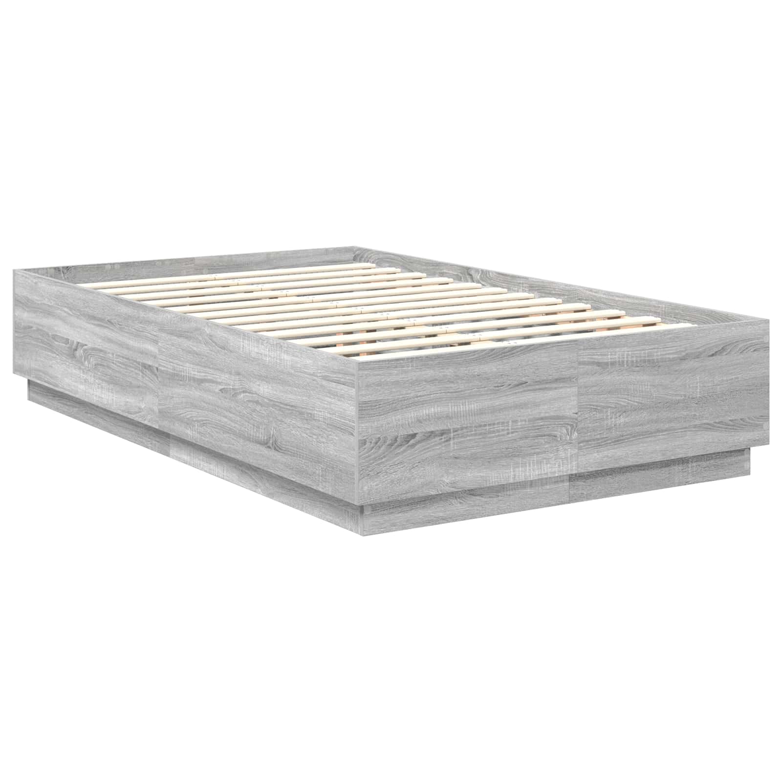 Cadre de lit Sonoma gris 120 x 190 cm Bois d'ingénierie - XIOS