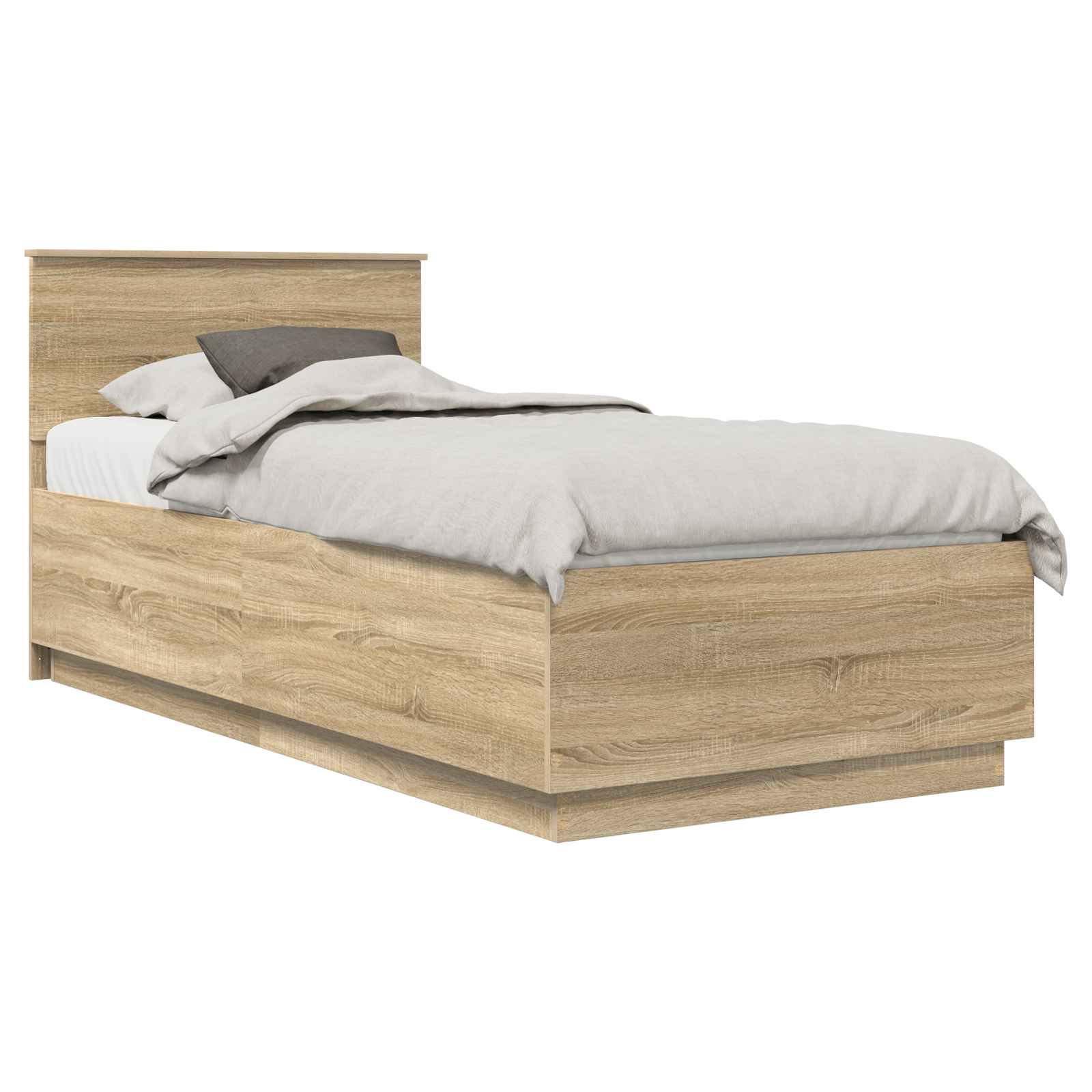 Cadre de lit Chêne Sonoma 70 x 190 cm Bois d'ingénierie - XIOS