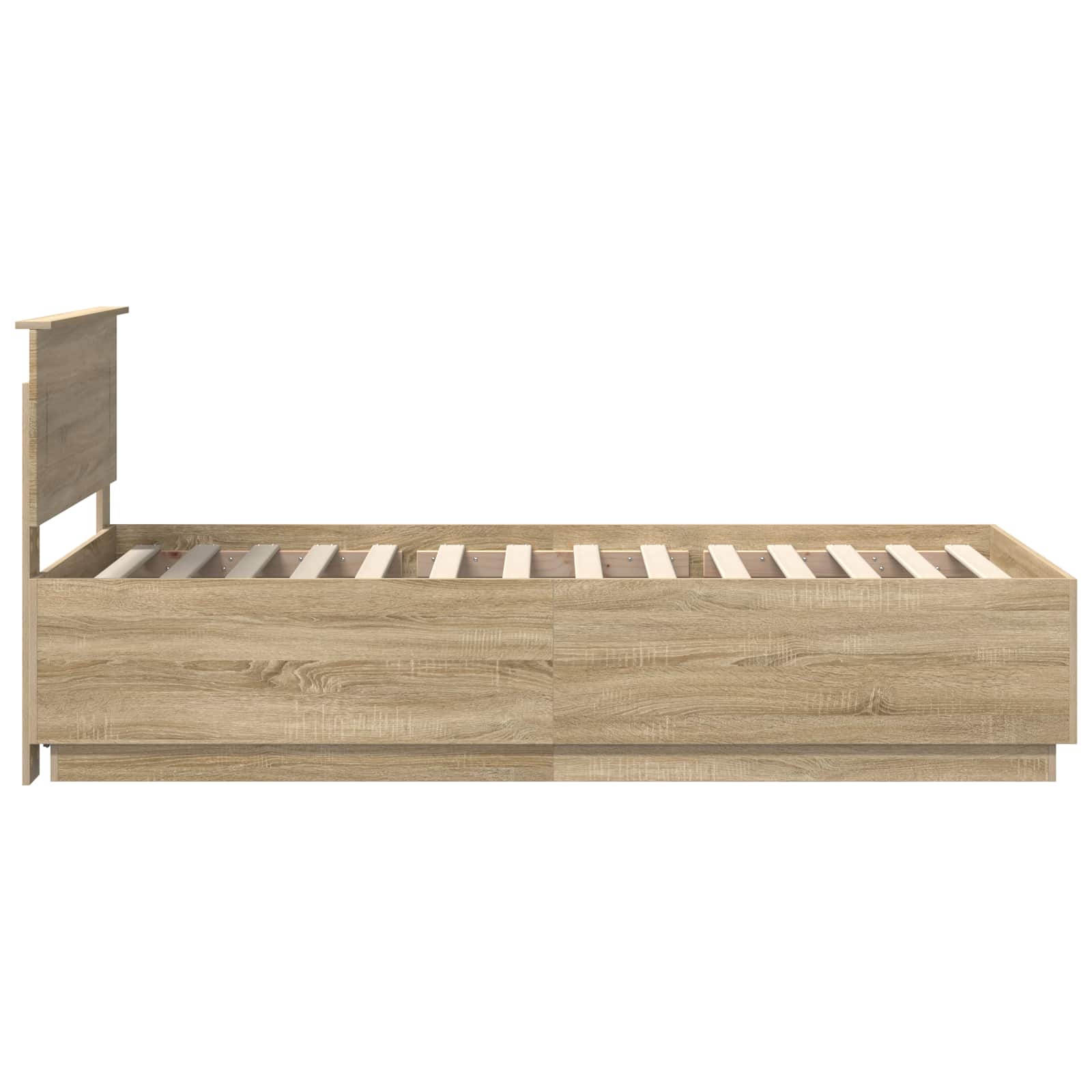 Cadre de lit Chêne Sonoma 70 x 190 cm Bois d'ingénierie - XIOS