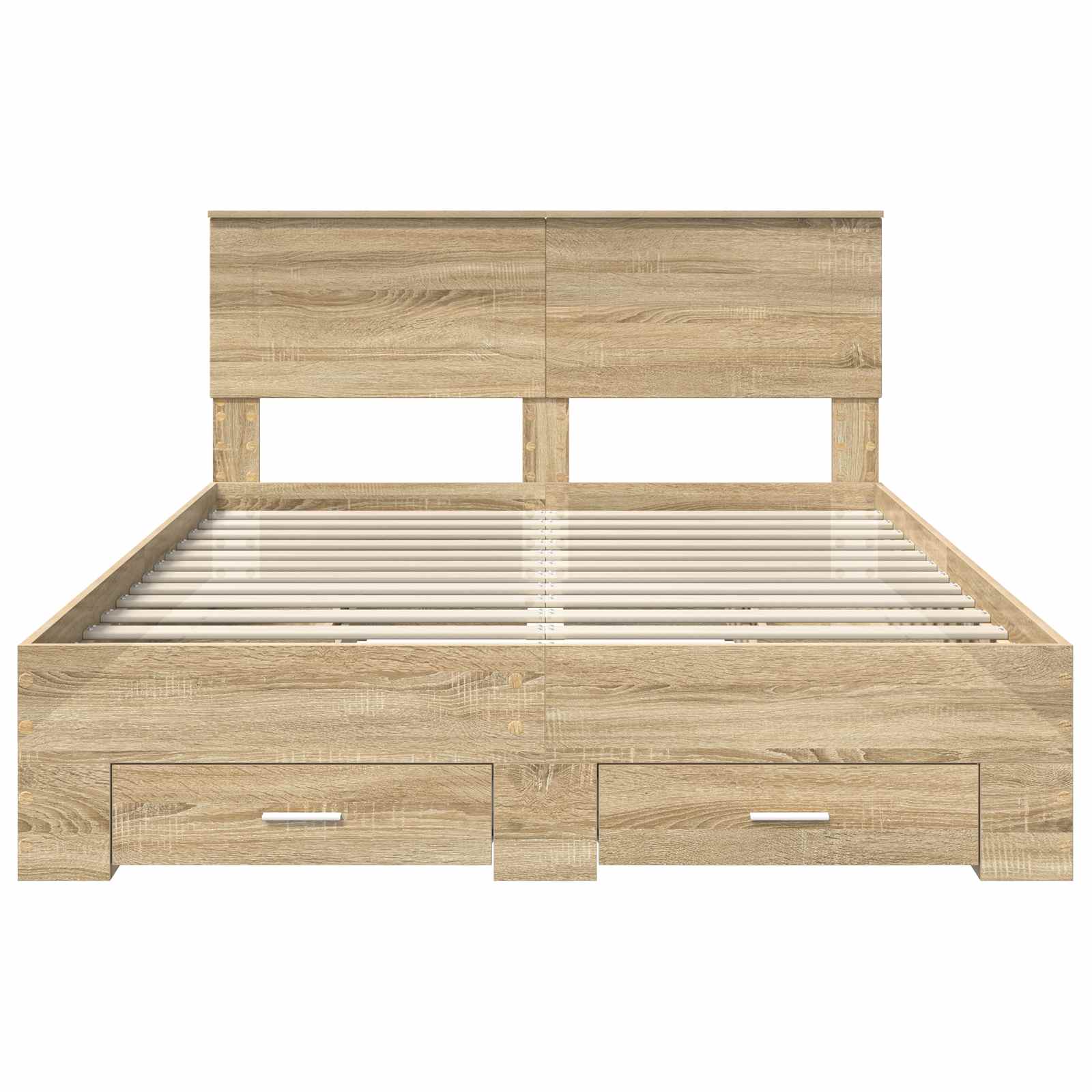 Cadre de lit Chêne Sonoma 140 x 190 cm Bois d'ingénierie - XIOS