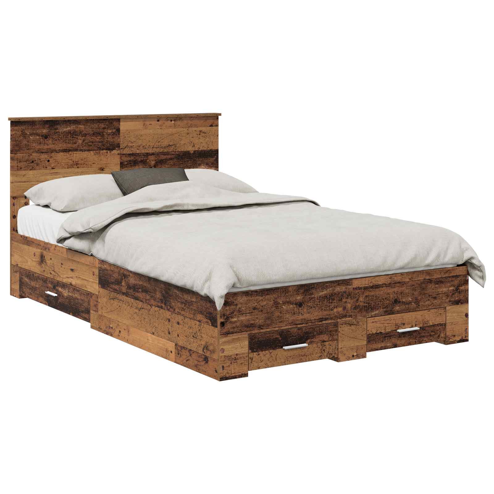 Cadre de lit Bois ancien 120 x 190 cm Bois d'ingénierie - XIOS