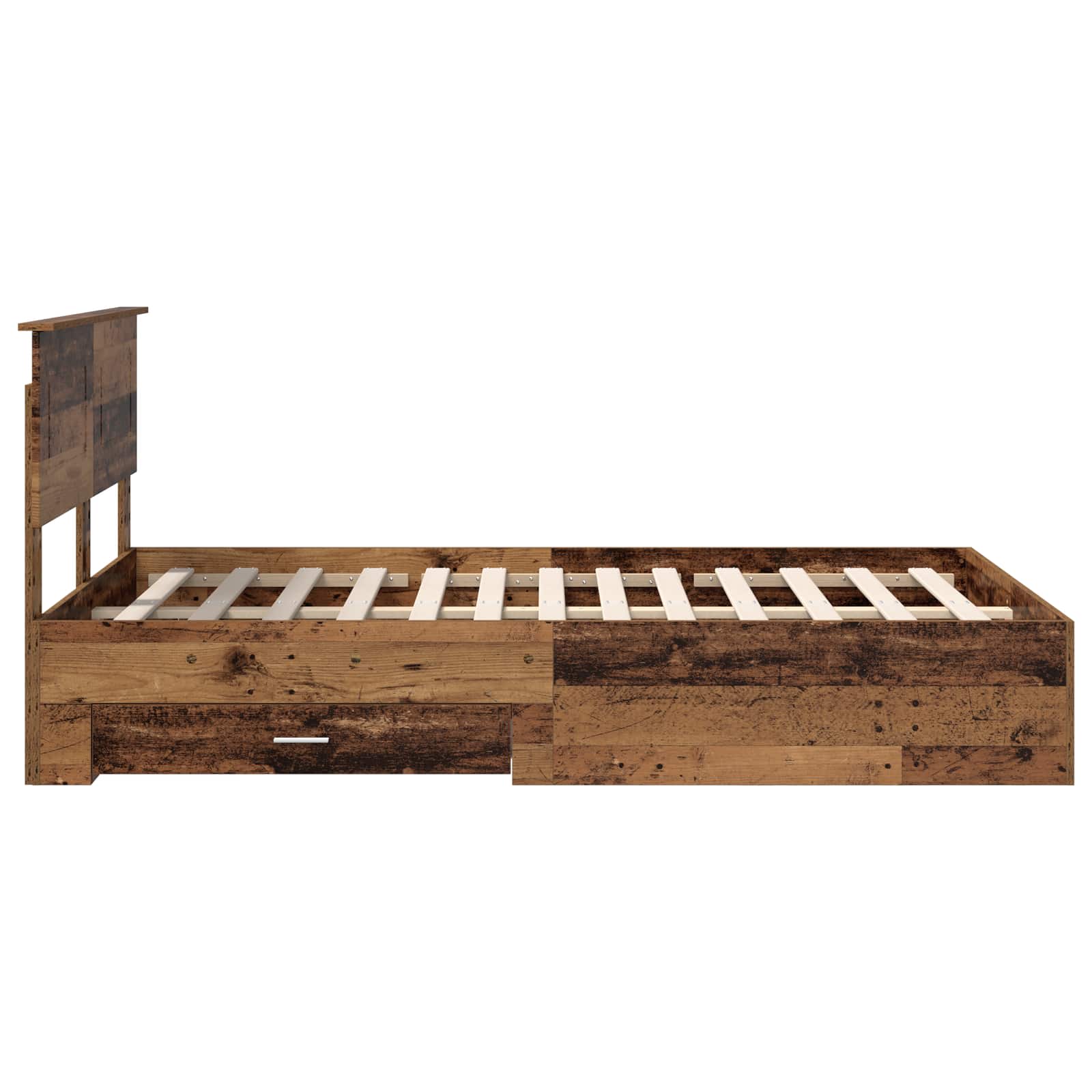 Cadre de lit Bois ancien 120 x 190 cm Bois d'ingénierie - XIOS
