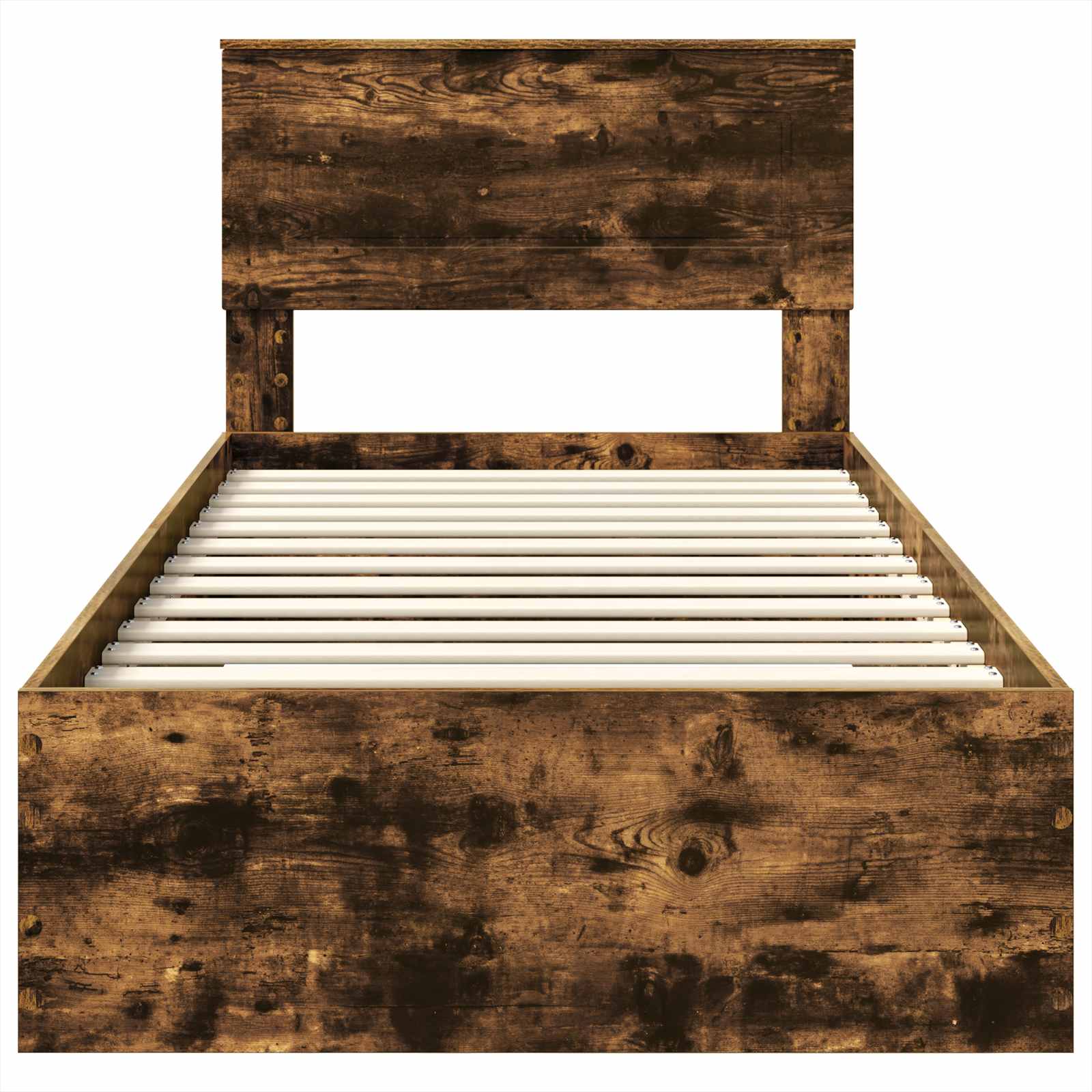 Cadre de lit Chêne fumé 100 x 200 cm Bois d'ingénierie - XIOS