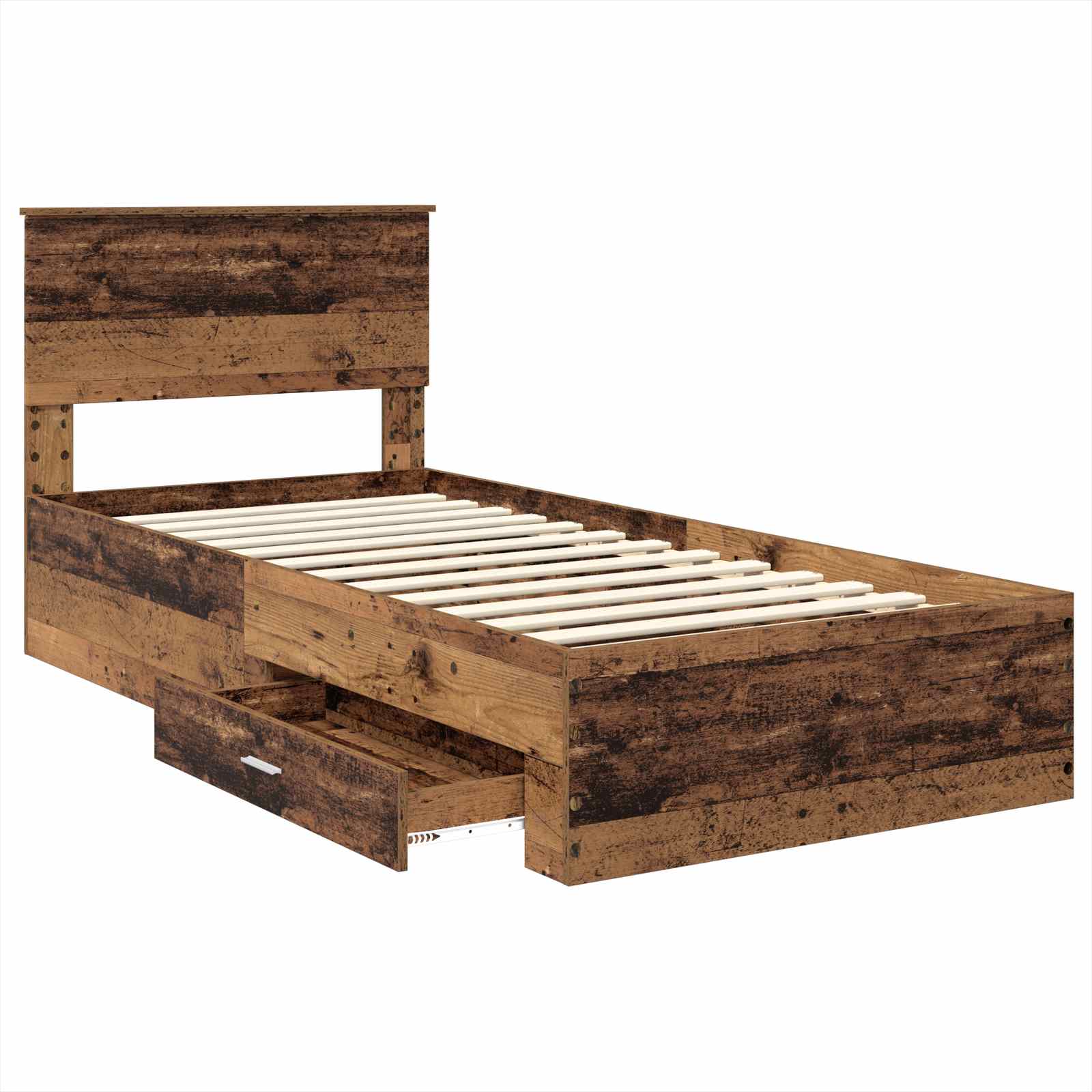 Cadre de lit Bois ancien 100 x 200 cm Bois d'ingénierie - XIOS