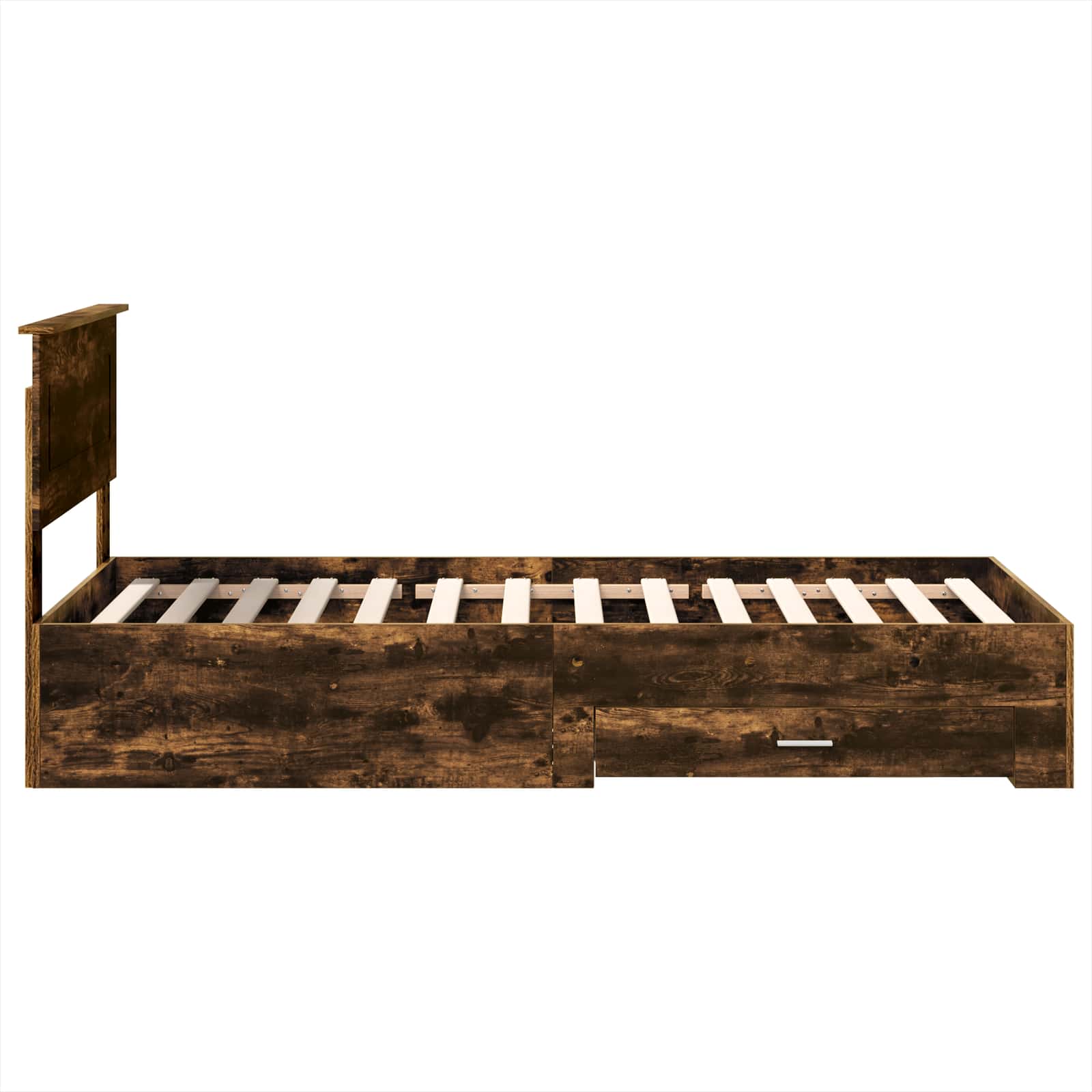 Cadre de lit Chêne fumé 90 x 190 cm Bois d'ingénierie - XIOS