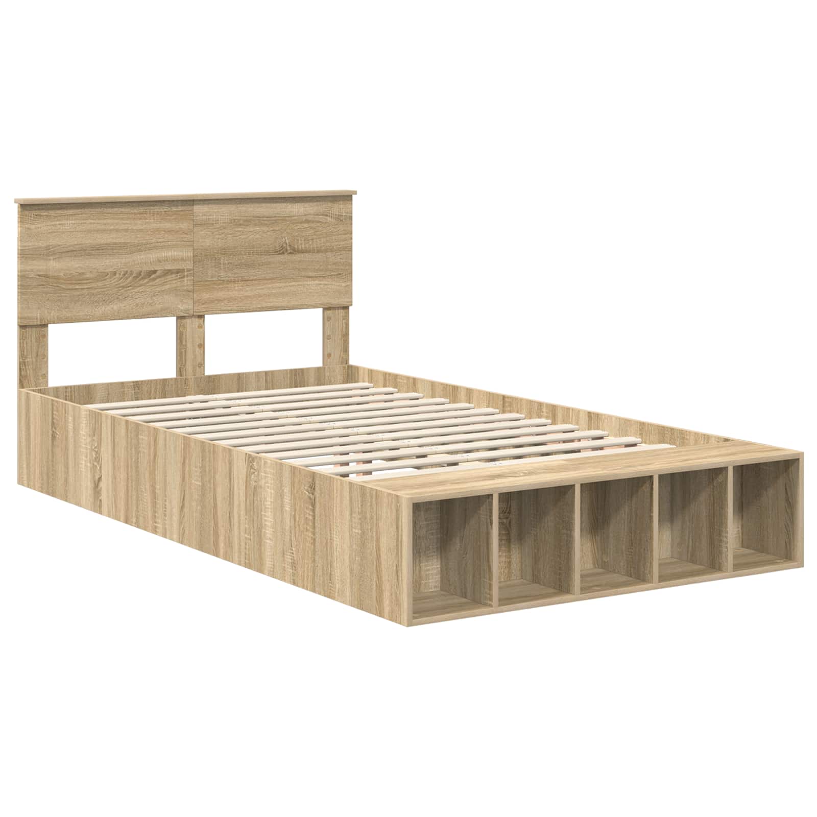 Cadre de lit Chêne Sonoma 120 x 200 cm Bois d'ingénierie - XIOS