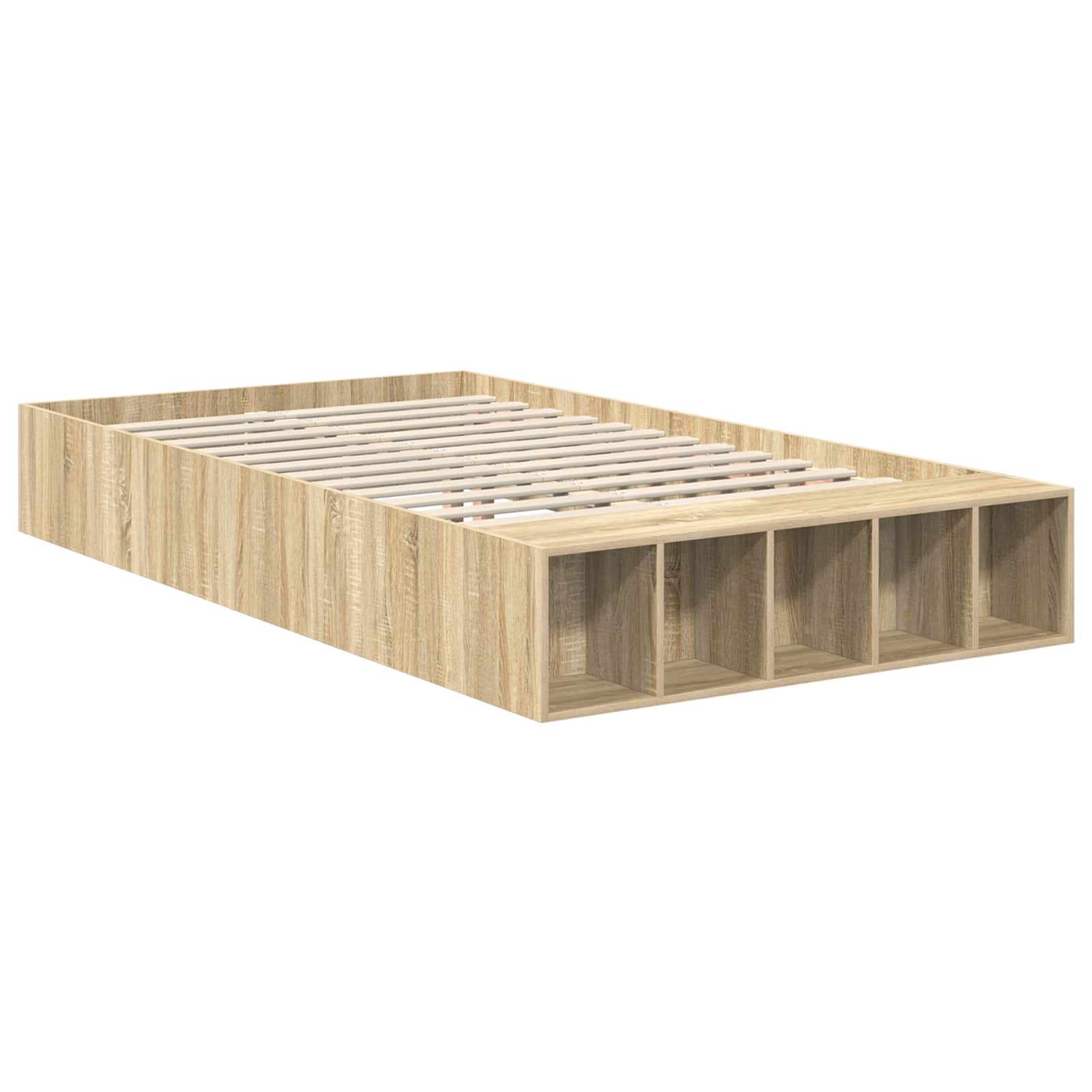 Cadre de lit Chêne Sonoma 120 x 200 cm Bois d'ingénierie - XIOS