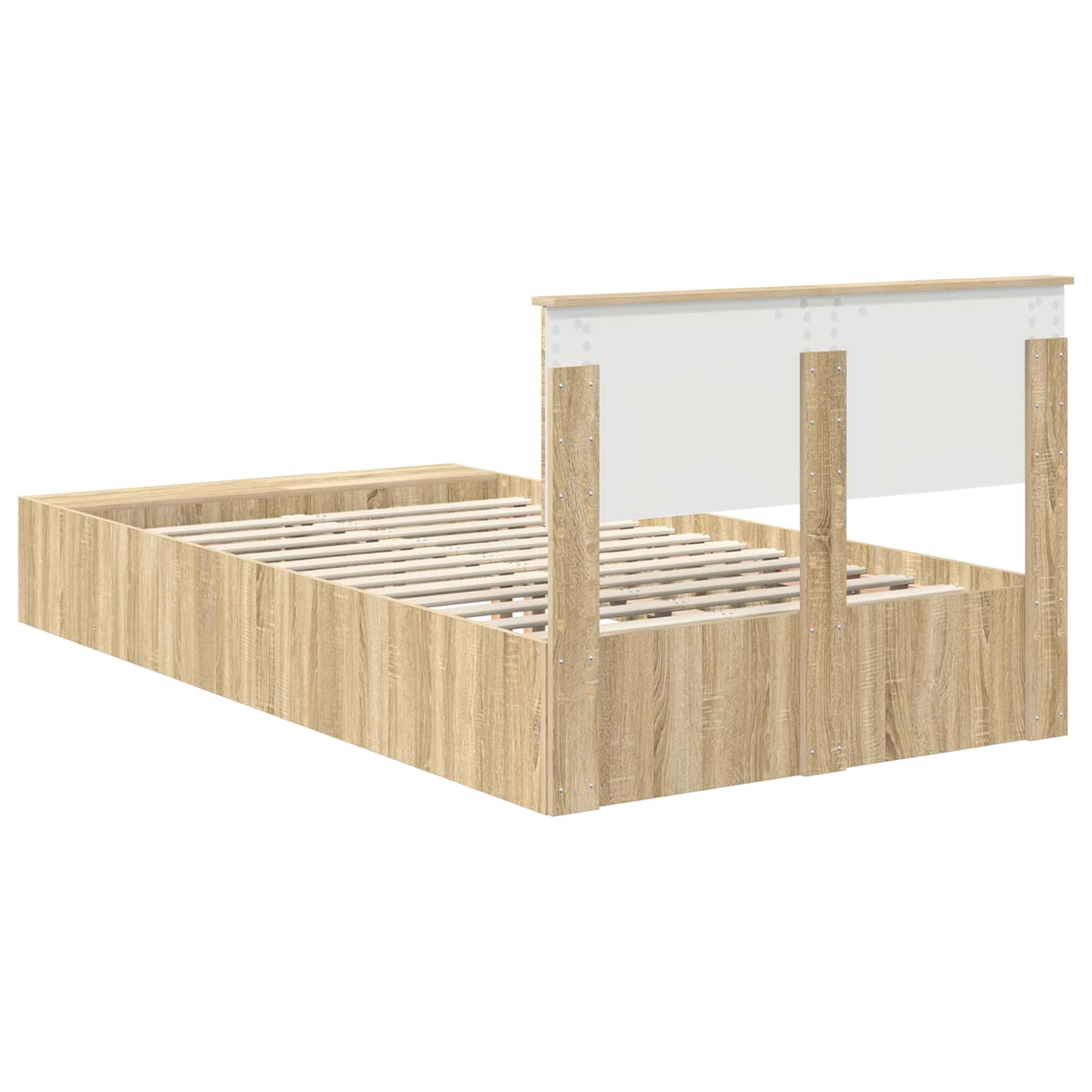 Cadre de lit Chêne Sonoma 120 x 200 cm Bois d'ingénierie - XIOS